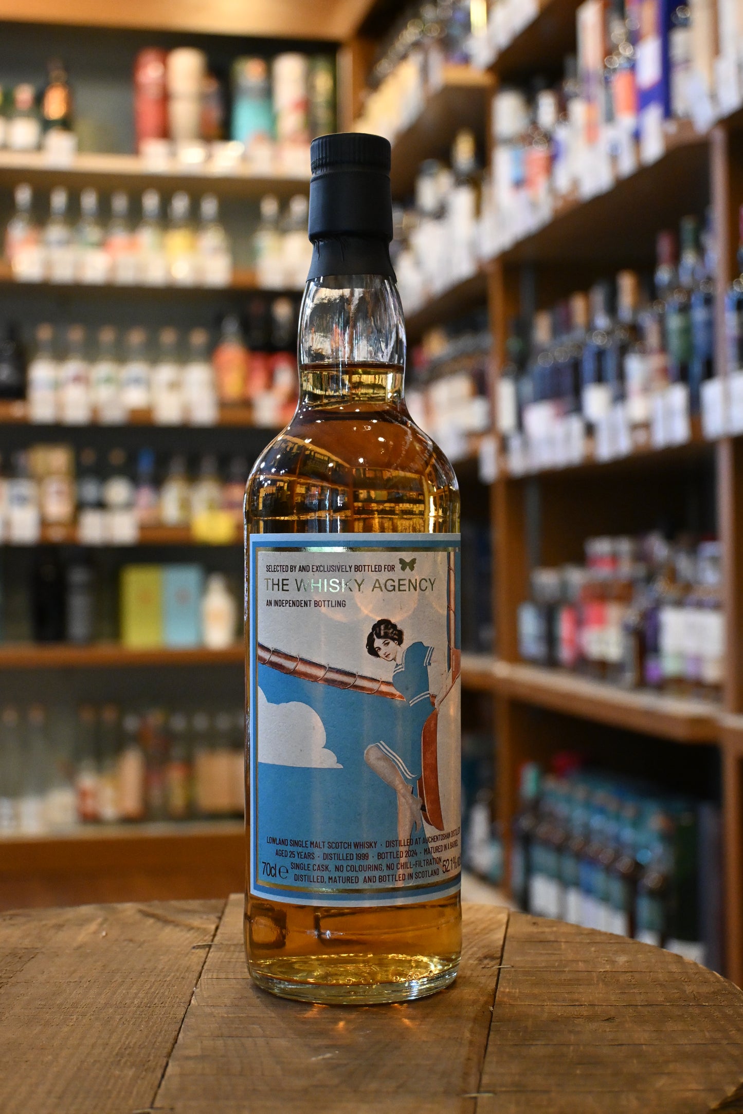 ウイスキーエージェンシー オーヘントッシャン 25年 1999 THE WHISKY AGENCY AUCHENTOSHAN Aged 25 Years 1999