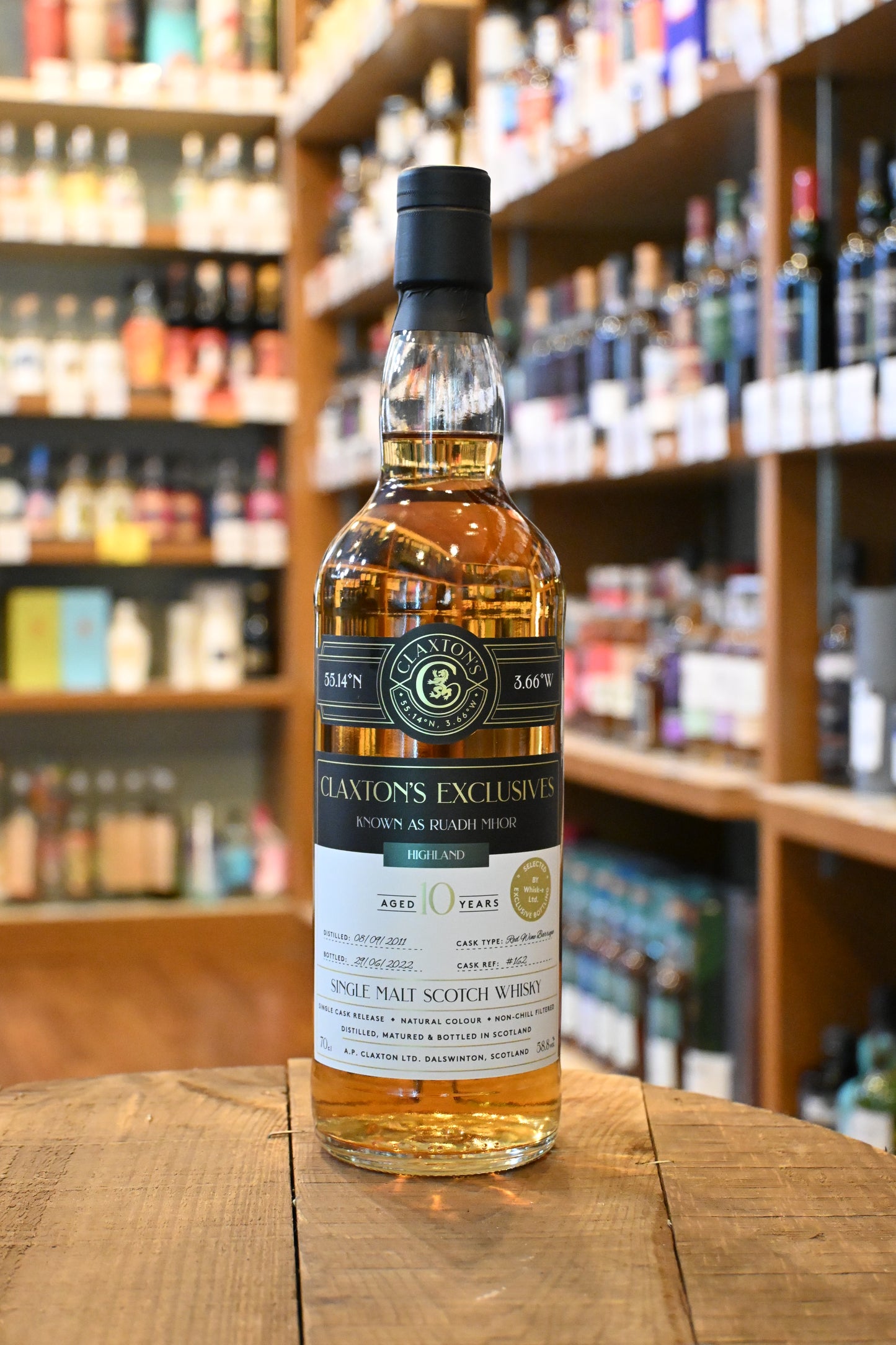 ルーアックモア2011 レッドワインカスク10年 クラクストンズ エクスクルーシブズ Claxton's Exclusives RUADH MHOR 2011 Red Wine Cask 10yo