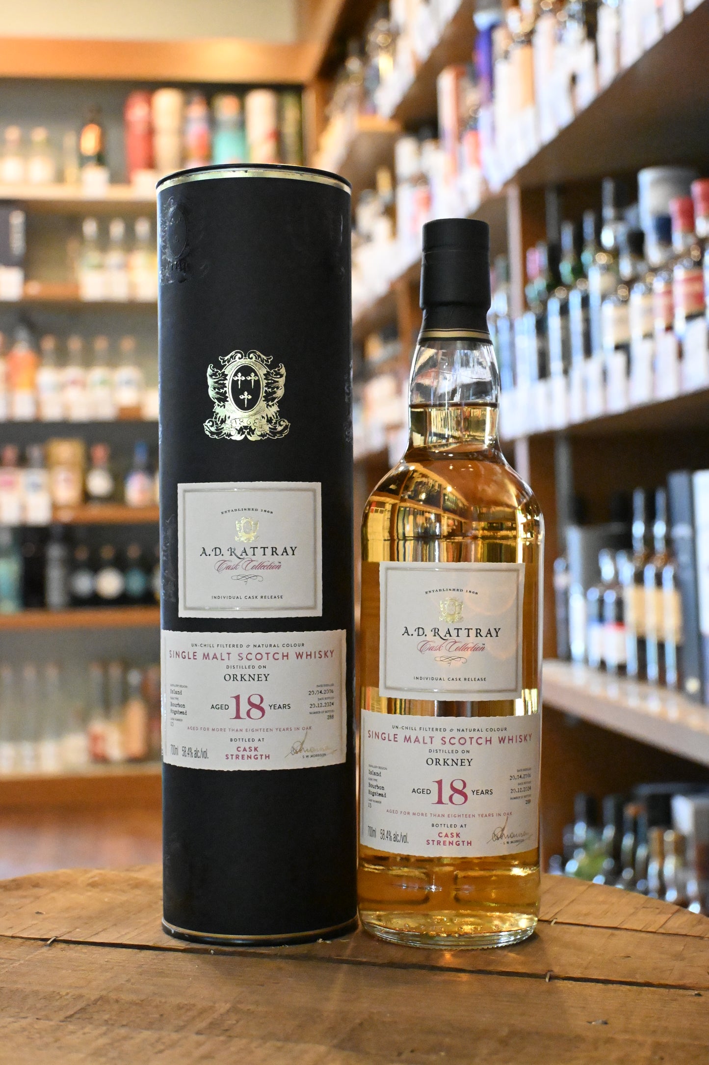 ADラトレー カスクスコレクション オークニー 2006 18年 A.D.RATTRAY Cask Collection ORKNEY SINGLE MALT 2006 AGED 18 YEARS