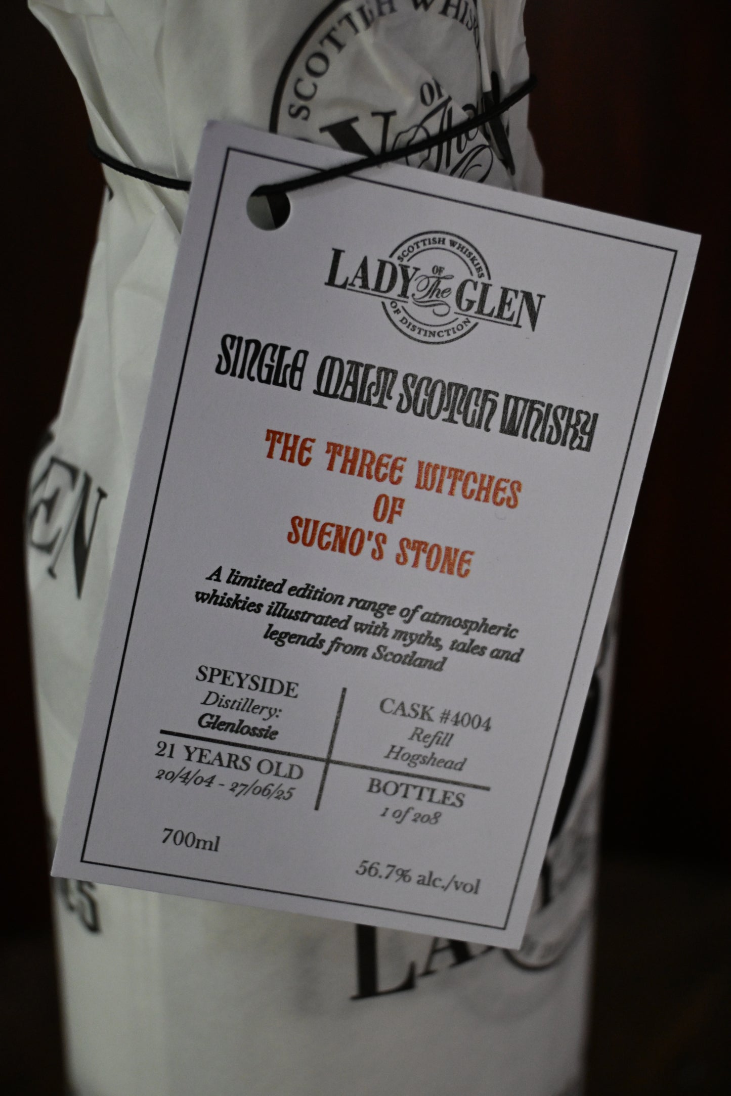 レディー オブ ザ グレン グレンロッシー 2004 21年 Lady Of The Glen GLENLOSSIE AGED 21 YEARS