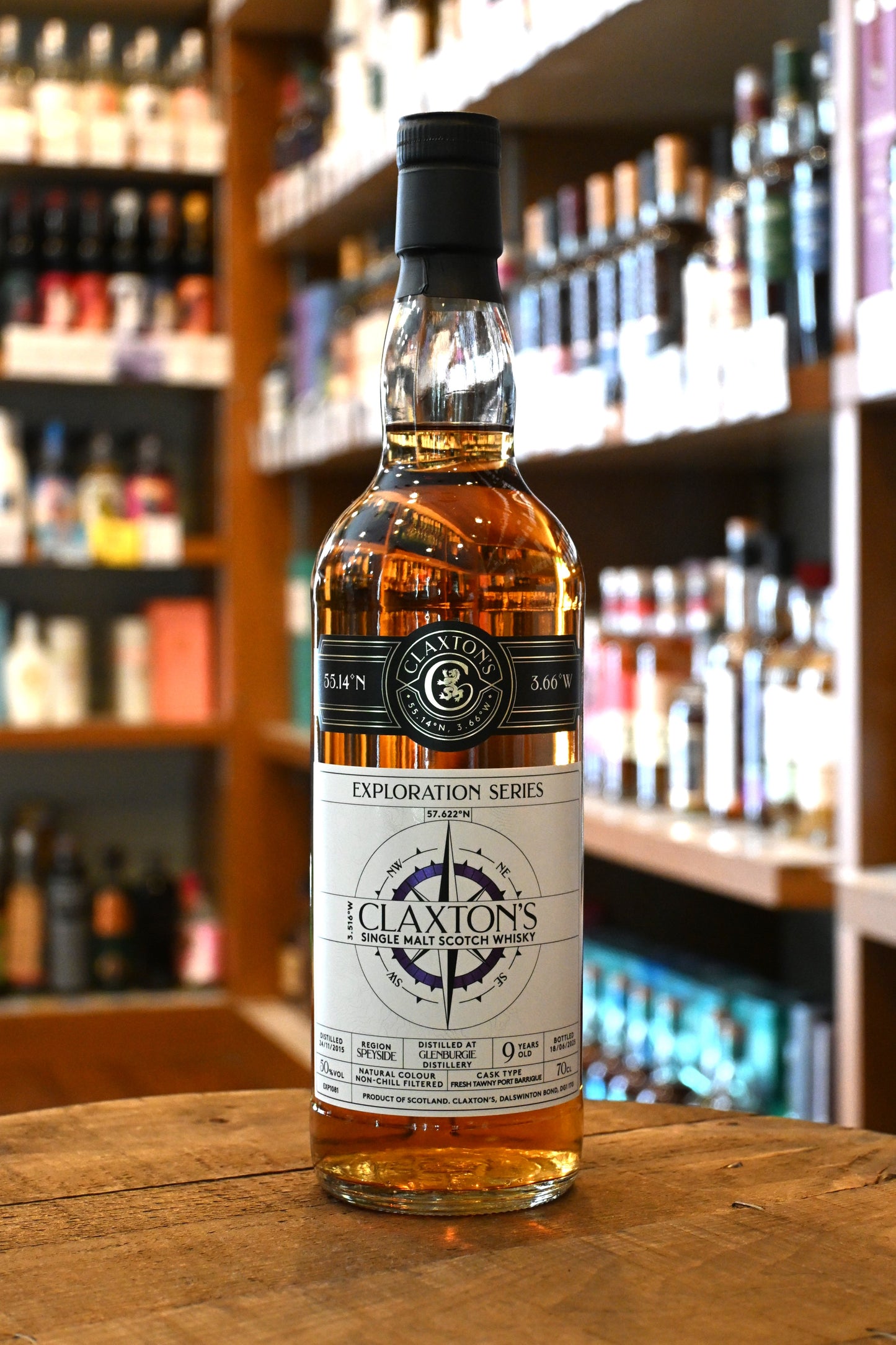 グレンバーギー 9年 2015 クラクストンズ エクスプロレーション GLENBURGIE Aged 9 Years 2015 Claxton's Exploration