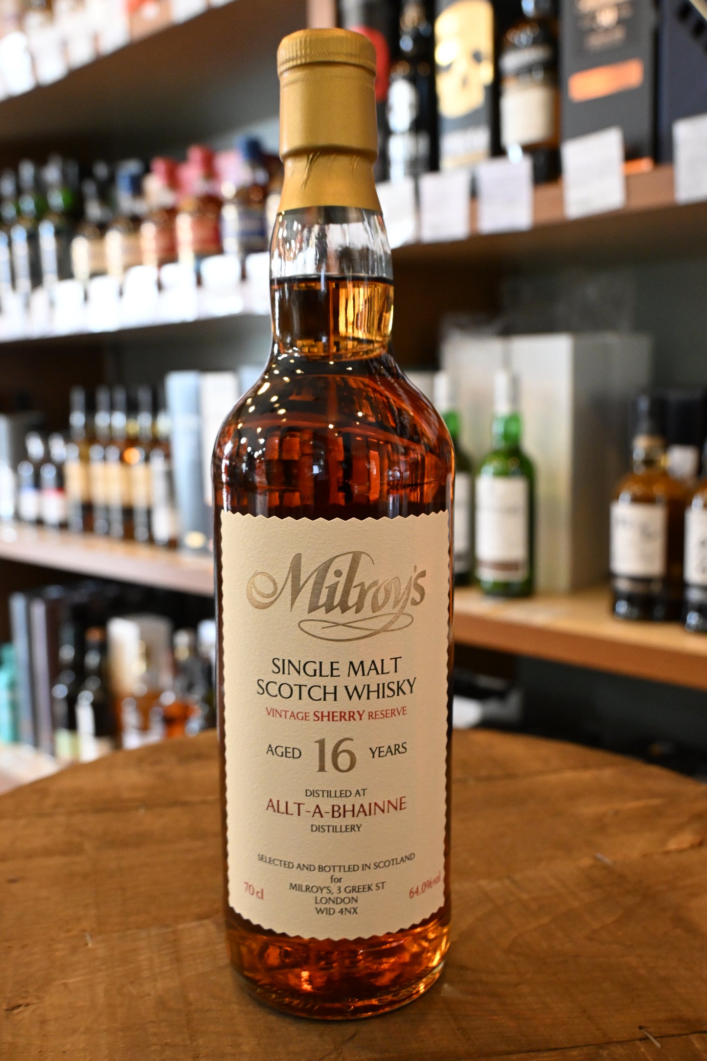 ミルロイズ ヴィンテージシェリーリザーブ アルタベーン 2008 16年 Milroy’s Vintage Sherry Reserve ALLT-A-BHAINNE 2008 16yo - 北海道根本商店