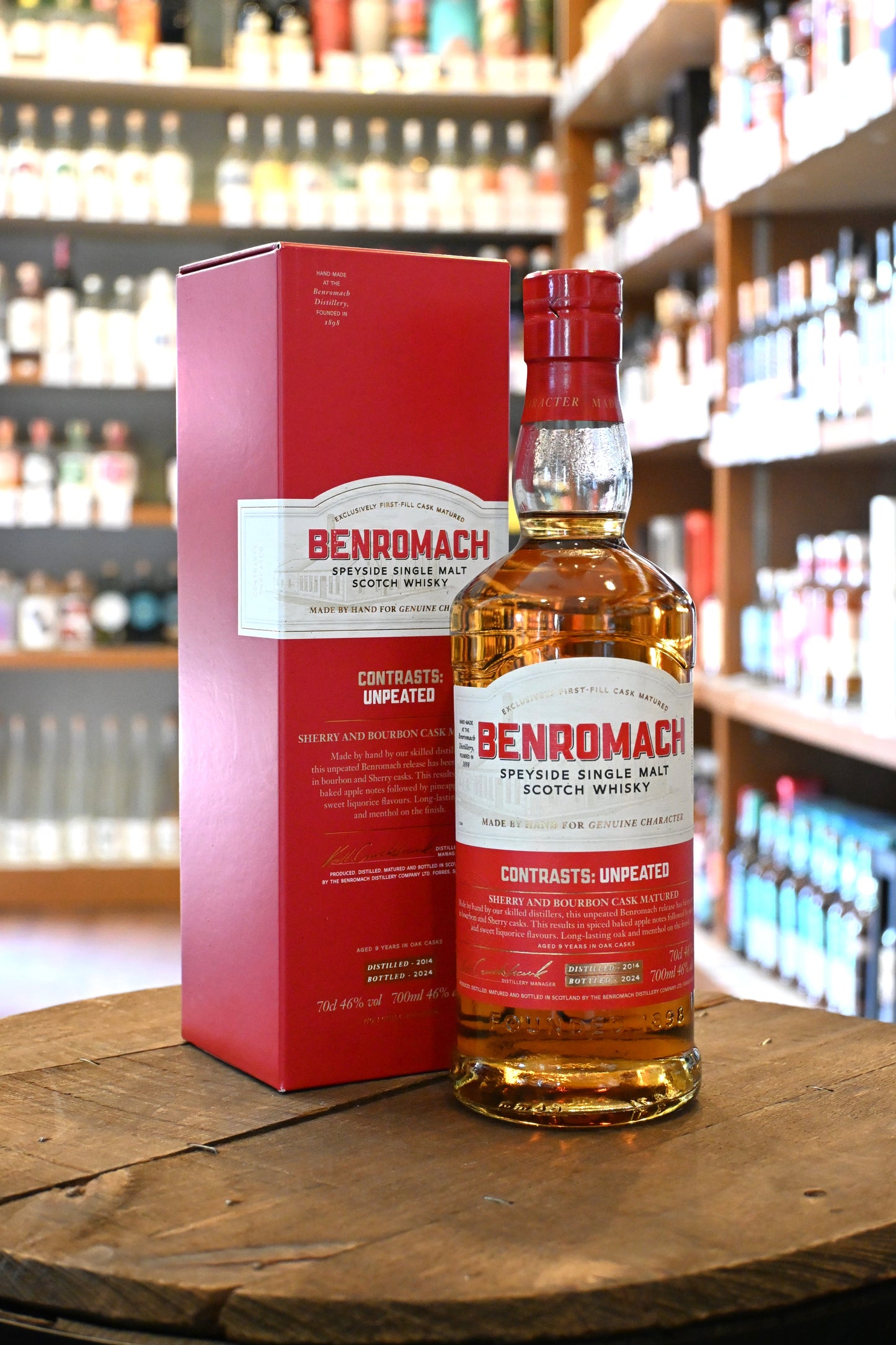 ベンロマック コントラスト:アンピーテッド BENROMACH CONTRASTS: UNPEATED - 北海道根本商店