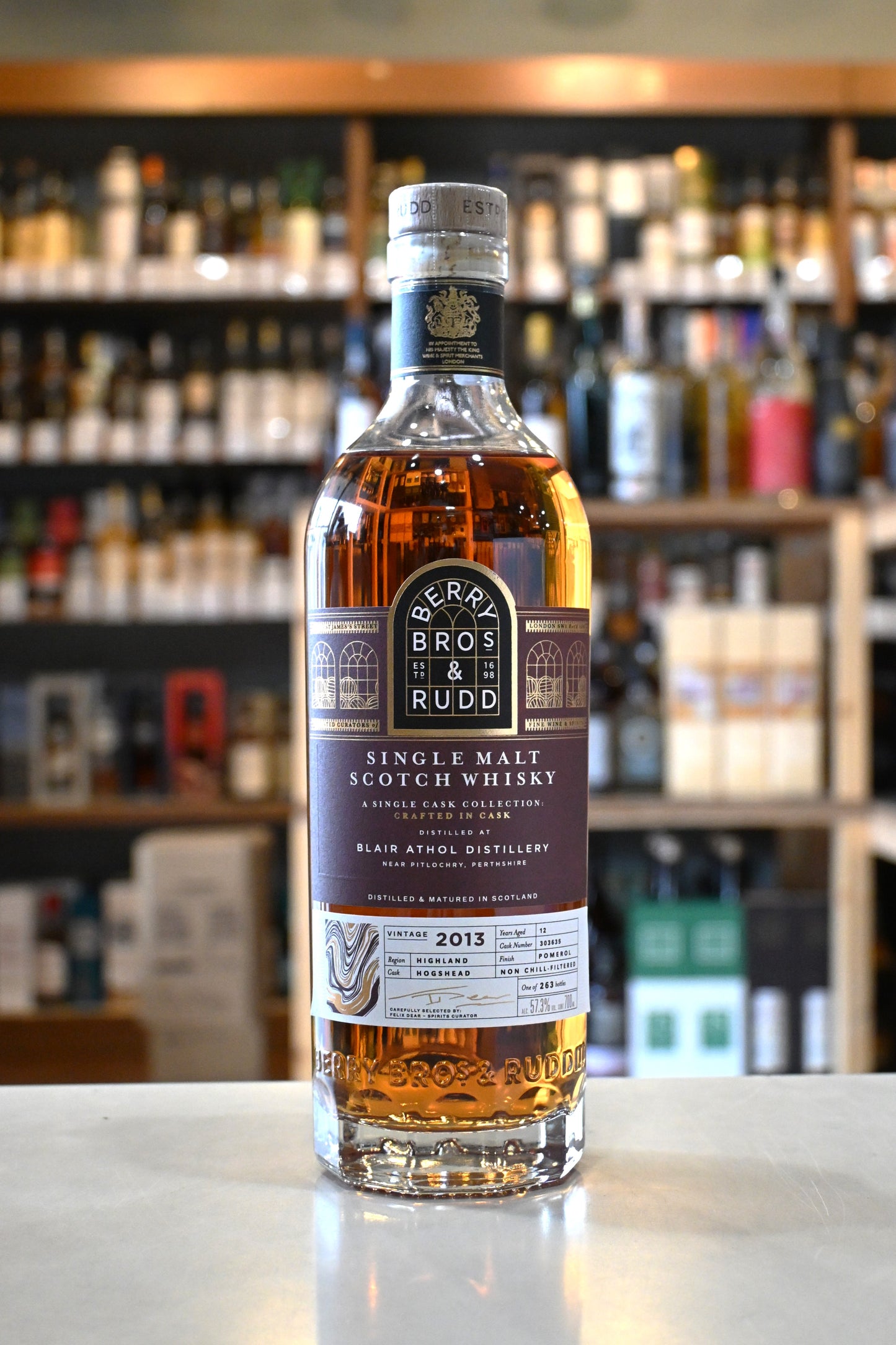 ベリーブラザーズ&ラッド ブレアソール 2013 12年 ポムロールカスク BERRY BROS & RUDD BLAIR ATHOL 2013 AGED 12 YEARS POMEROL CASK