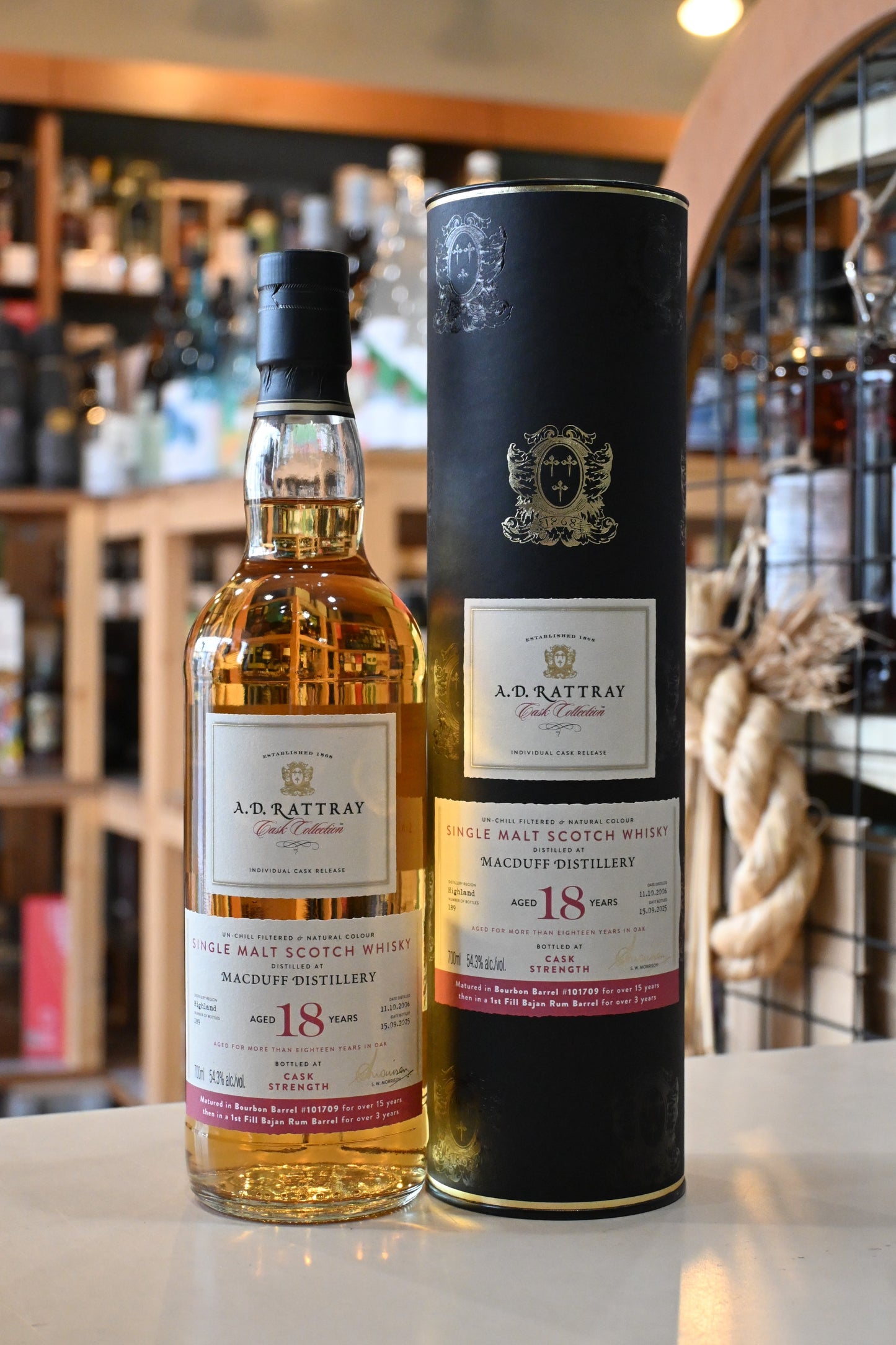 マクダフ 2006 18年 ADラトレー カスクコレクション MACDUFF 2011 AGED 13 YEARS AD RATTRAY CASK COLLECTION