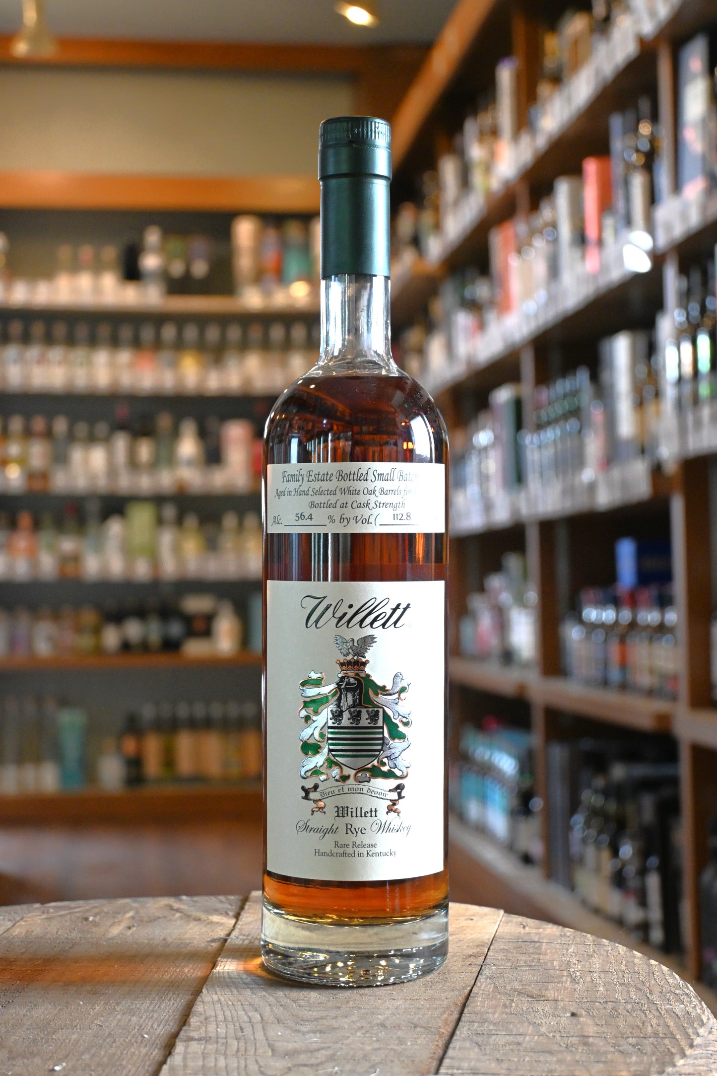 ウィレット ファミリーエステート ライ 4年 スモールバッチ 56.4% 112.8 プルーフ WILLETT FAMILY ESTATE RYE WHISKY Aged 4 Years SMALL BATCH 56.4% 112.8 Proof