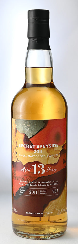 根本商店プライベートボトル第3弾】シークレットスペイサイド 2011 13