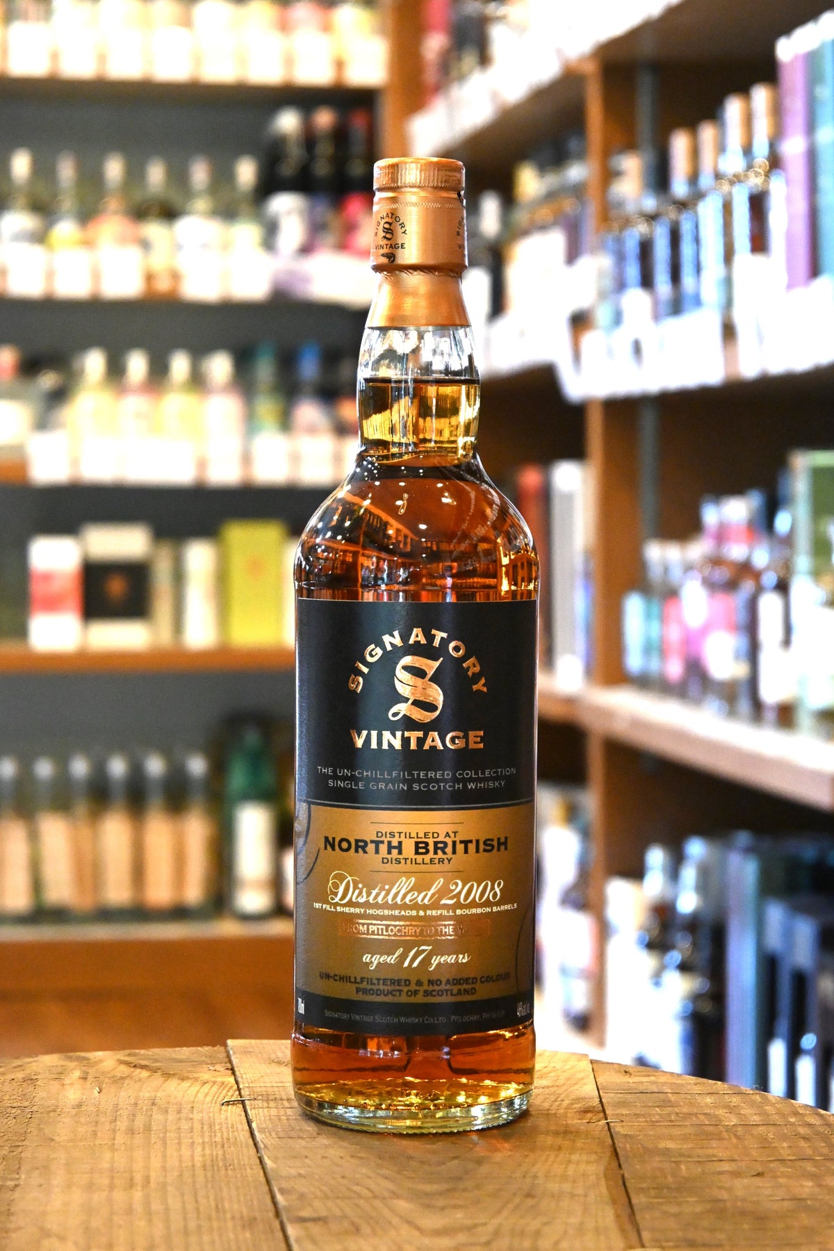 ノースブリテッシュ 2008 17年 アンチルフィルタード グレーン NORTH BRITISH 2008 Aged 17 Years 2015 GRAIN SIGNATORY VINTAGE