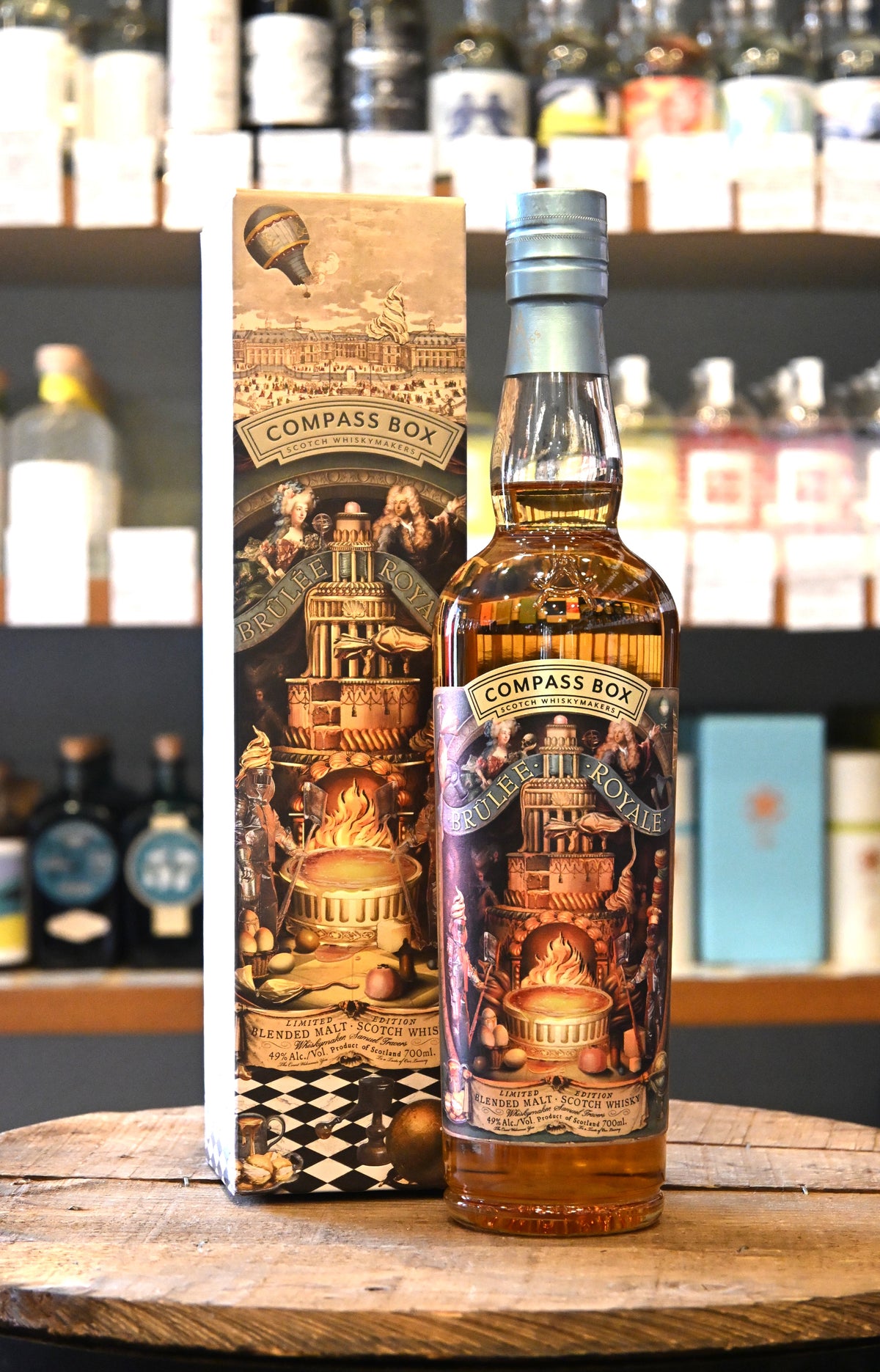 コンパスボックス ブリュレロワイヤル ブレンデットモルト 49% 700㎖ Compass Box Brulee Royale Blended Malt