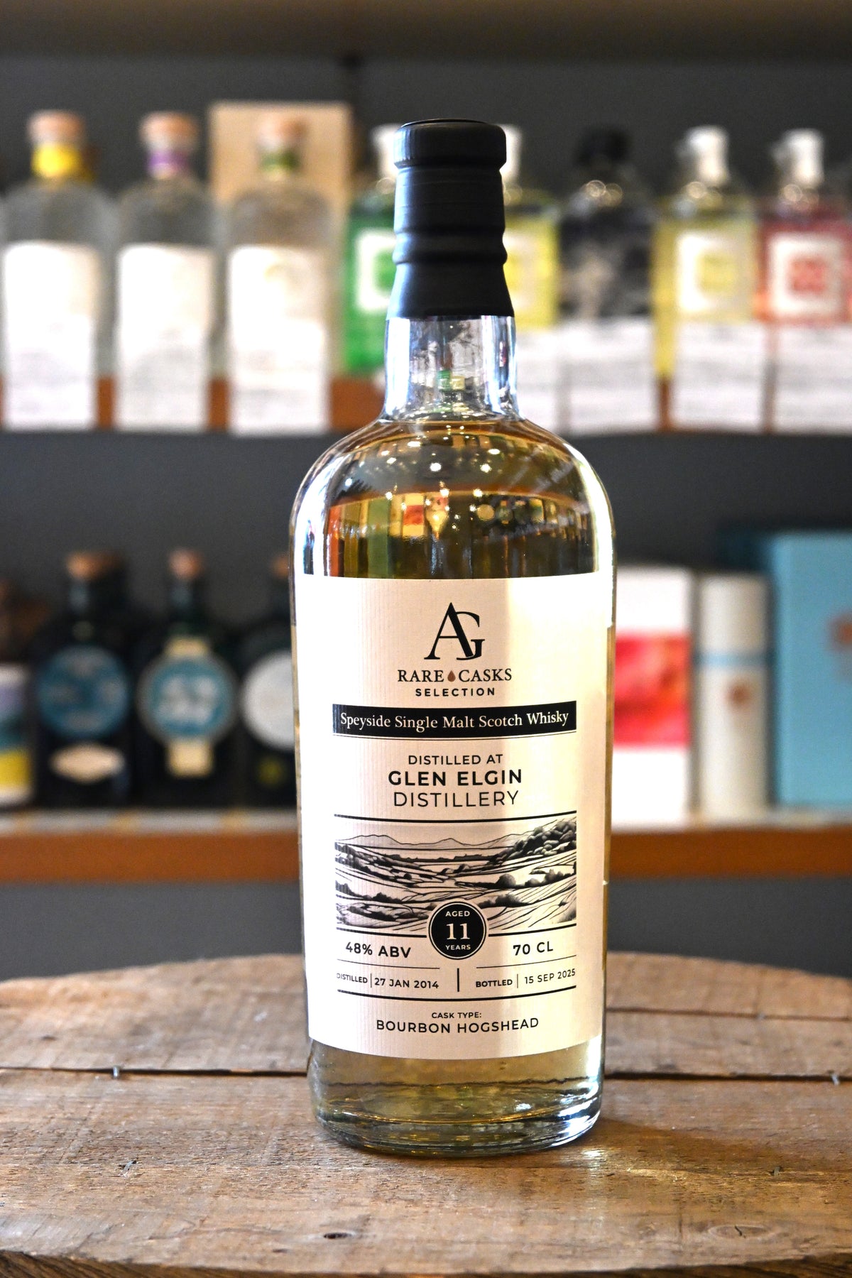 A&G レアカスクセレクション グレンエルギン2014 11年 48% 700㎖ A&G Rare Cask Selection Glen Elgin 2014 11yo Bourbon Hogshead