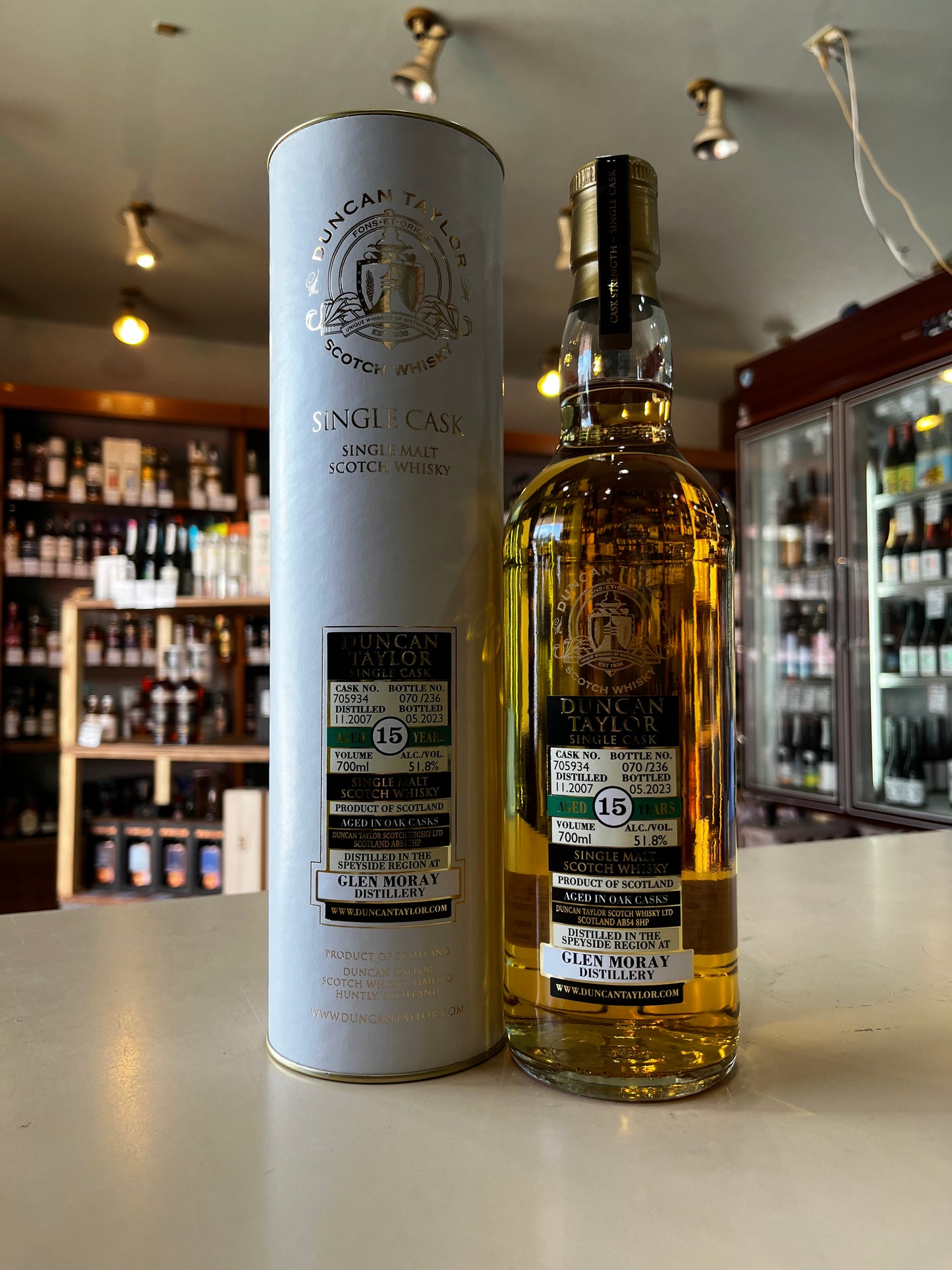 ダンカンテイラー シングルカスク グレンマレイ2007 15年 DUNCAN TAYLOR SINGLECASK GLEN MORAY 2007 AGED 15 YEARS