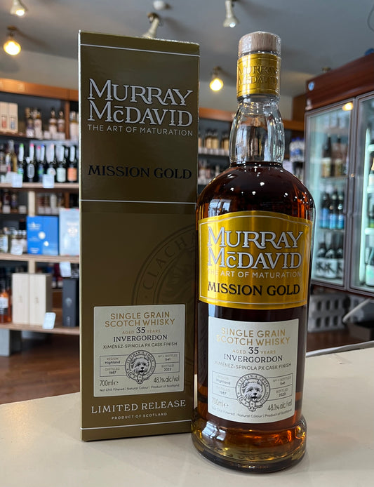 マーレイ・マクダヴィッド ミッションゴールド インヴァーゴードン 1987 35年 MURRAY McDAVID MISSION GOLD INVERGORDON AGED 35YEARS