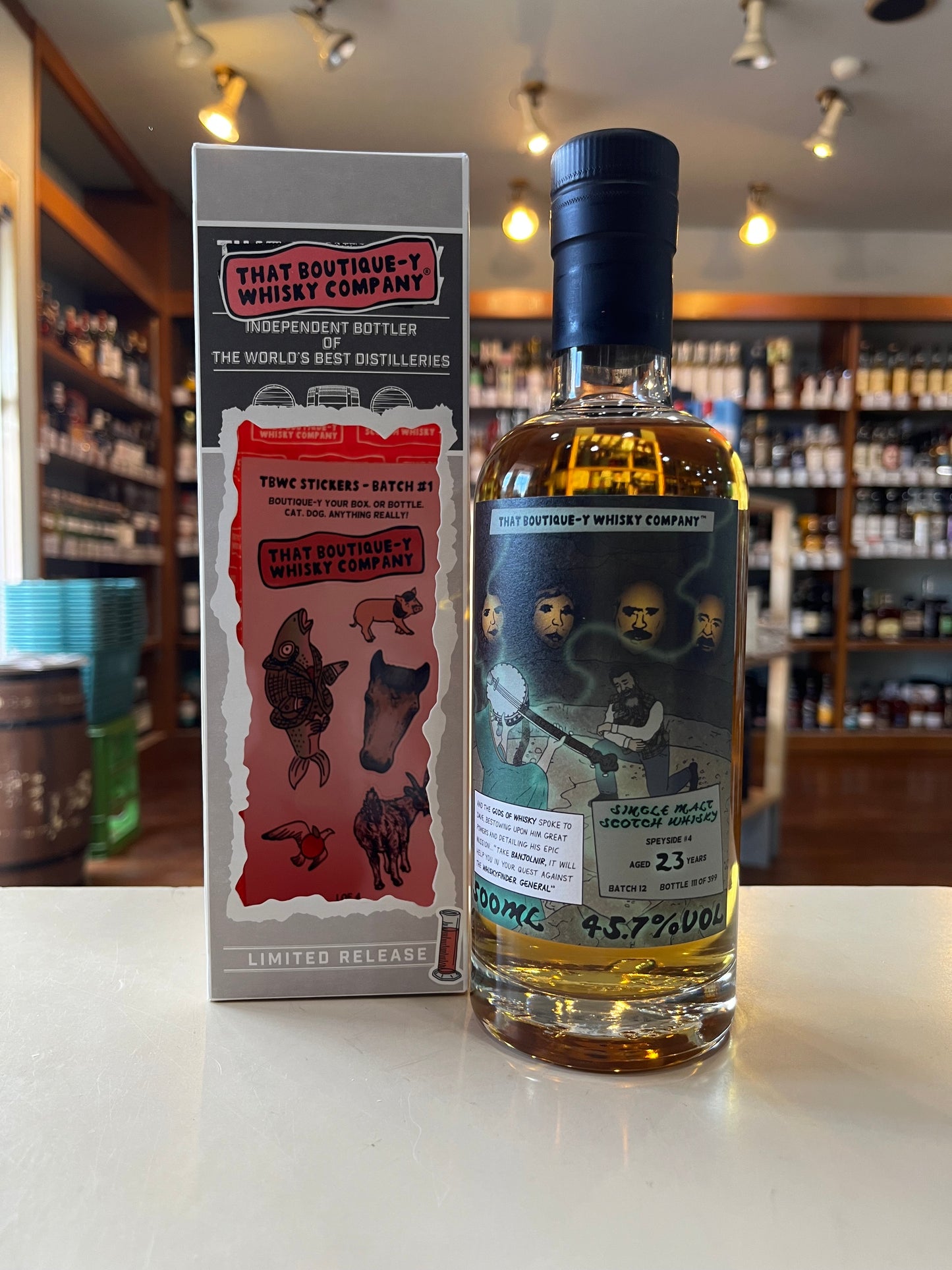 ブティックウイスキー スペイサイド#4 バッチ12 BOUTIQUE WHISKY APAYSIDE #4 AGED23YEARS BATCH12