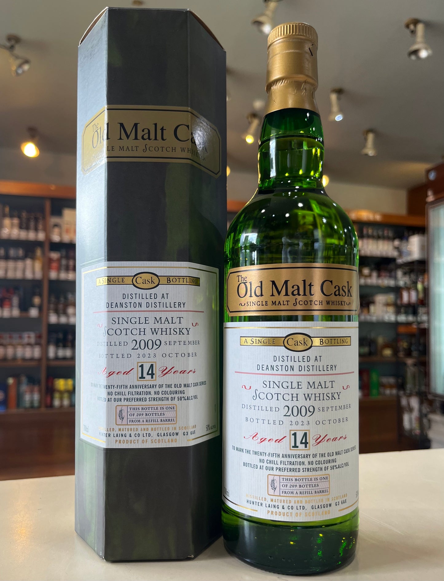 ディーンストン 2009 14年 / ハンターレイン オールド・モルト・カスク 25周年記念 DEANSTON 2009 Aged 14 Years The Old Malt Cask 25 Anniversary
