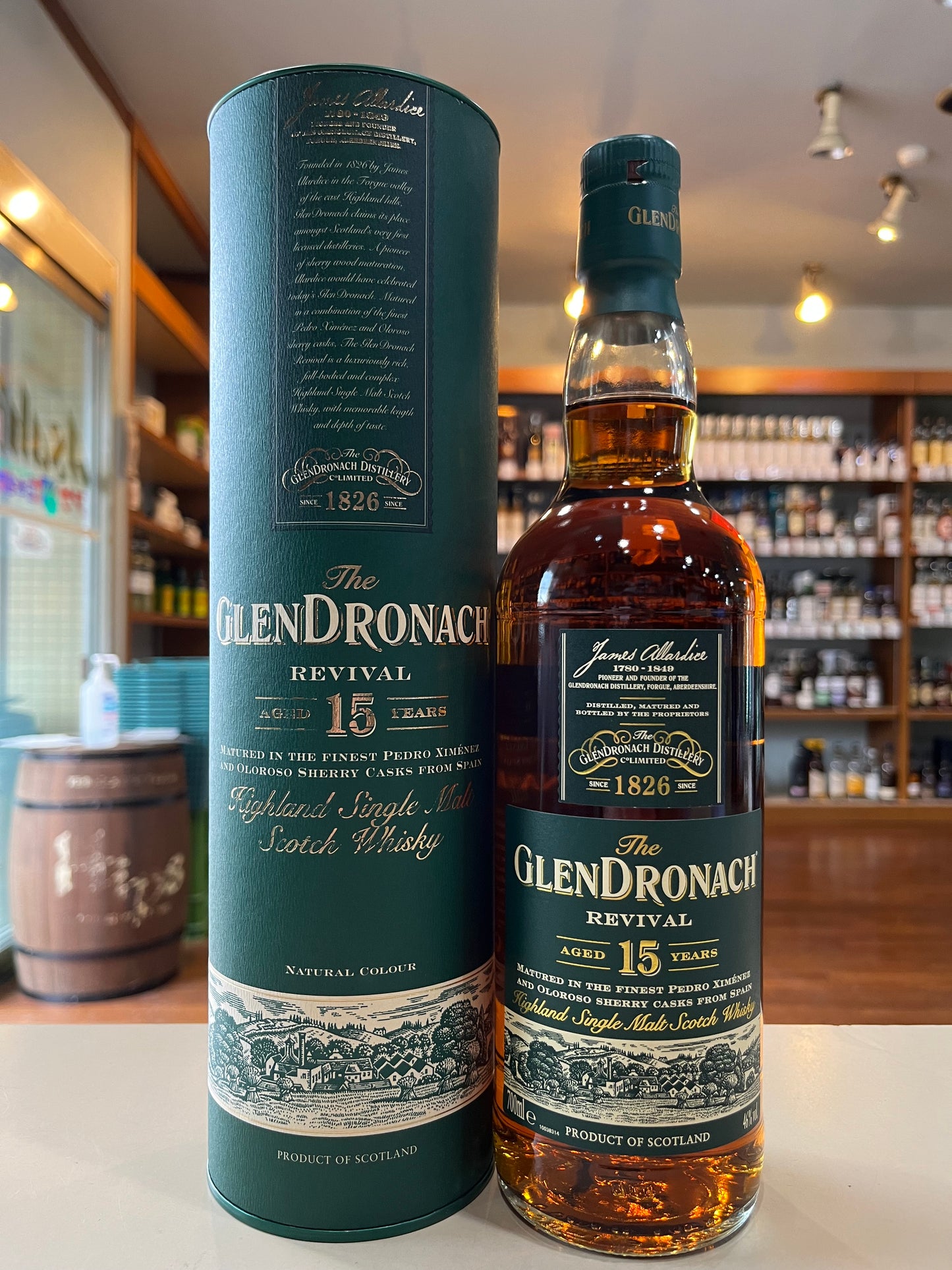 グレンドロナック リヴァイヴァル 15年 GLENDRONACH REVIVAL AGED 15 YEARS 100ml