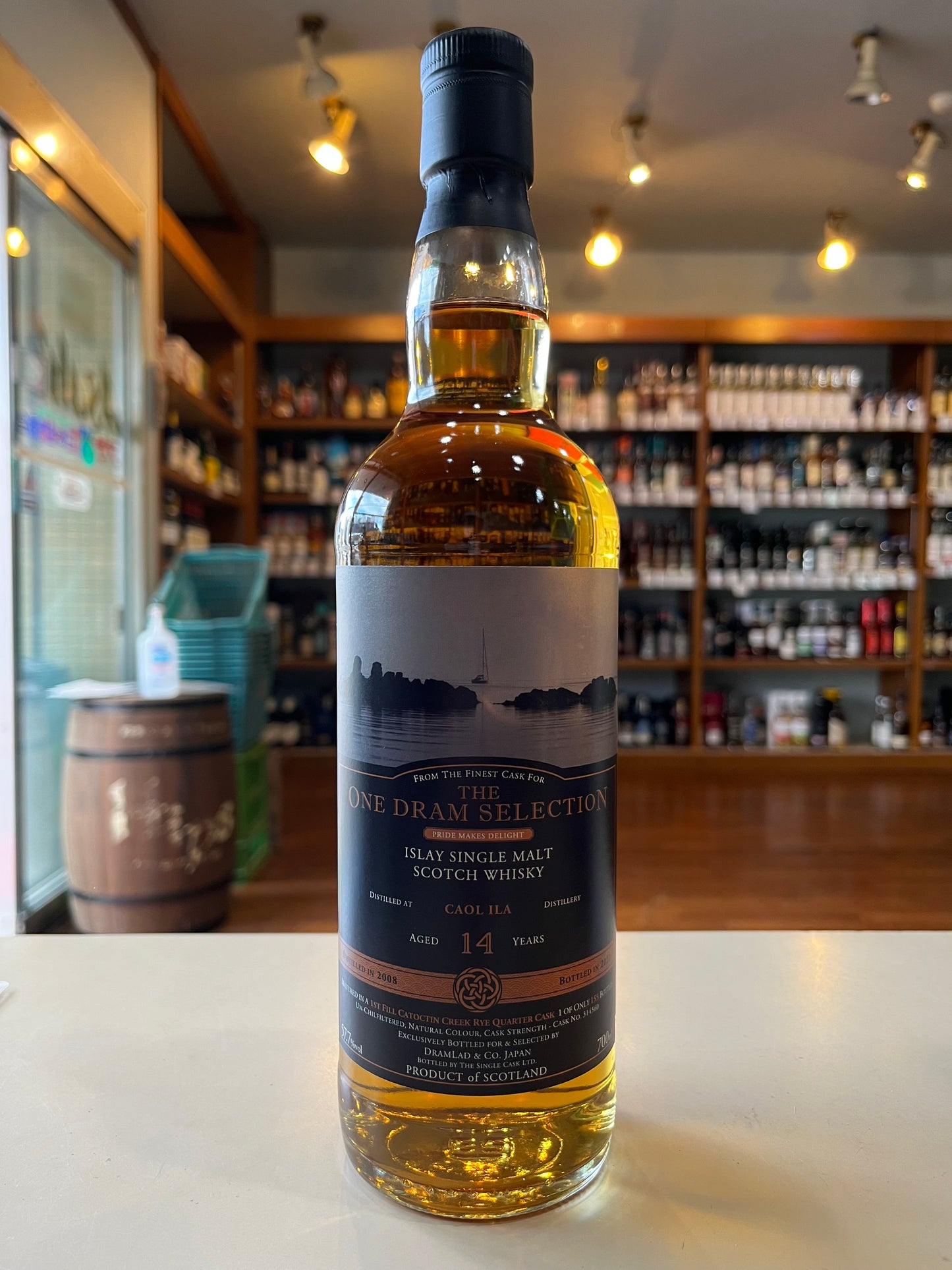 ドラムラッド カリラ 14年 ファーストフィル カトクティンクリーク ライクォーターカスク DRAMLAD CAOL ILA AGED 14YEARS 1st FILL CATOCTIN CREEK RYE QUARTER CASK