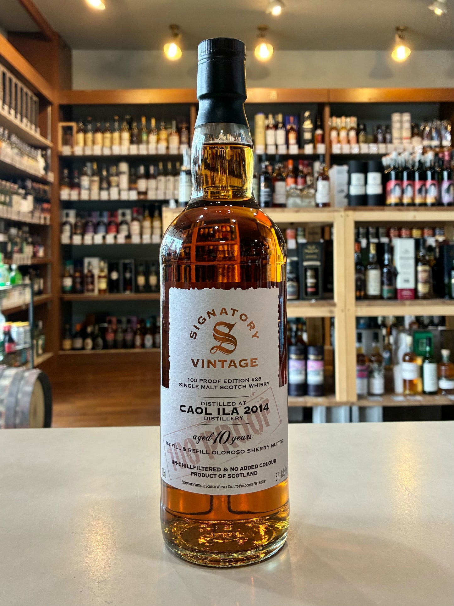 シグナトリー・ヴィンテージ 100プルーフシリーズ カリラ 2014 10年 57.1% SIGNATORY VINTAGE 100PROOF CAOL ILA 2014 AGED 10 YEARS
