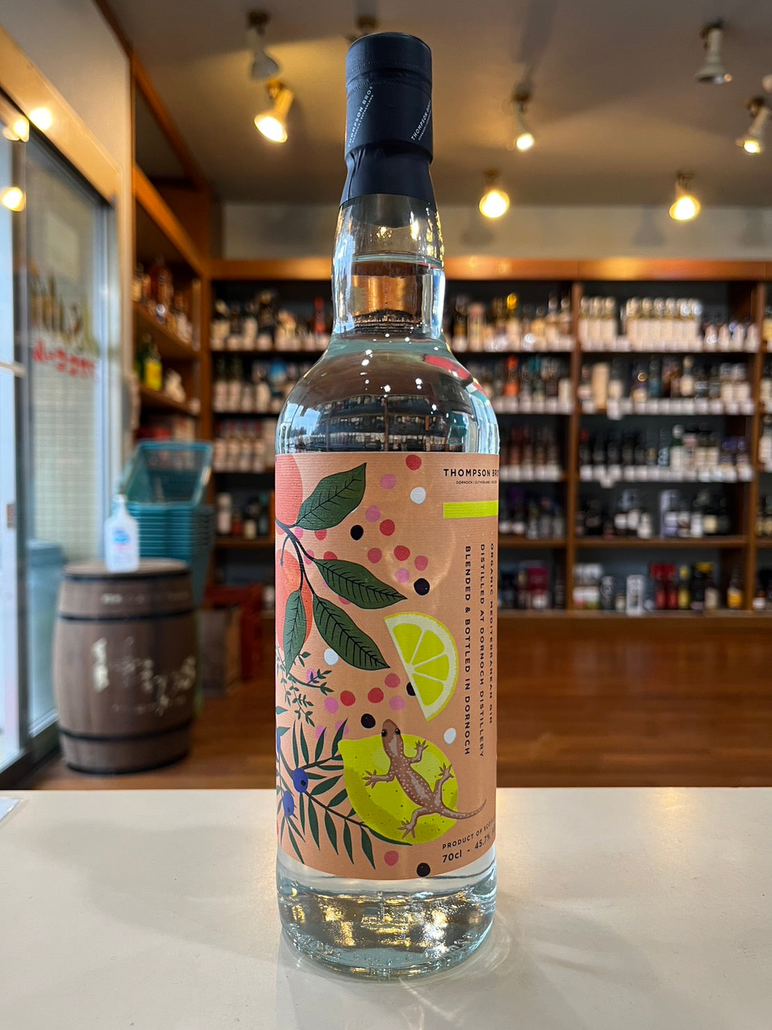 ドーノッホ トンプソンブラザーズ オーガニックメディタレニアン・ジン DORNOCH THOMPSON BRO'S ORGANIC MEDITERRANEAN GIN 45.7% 700ml