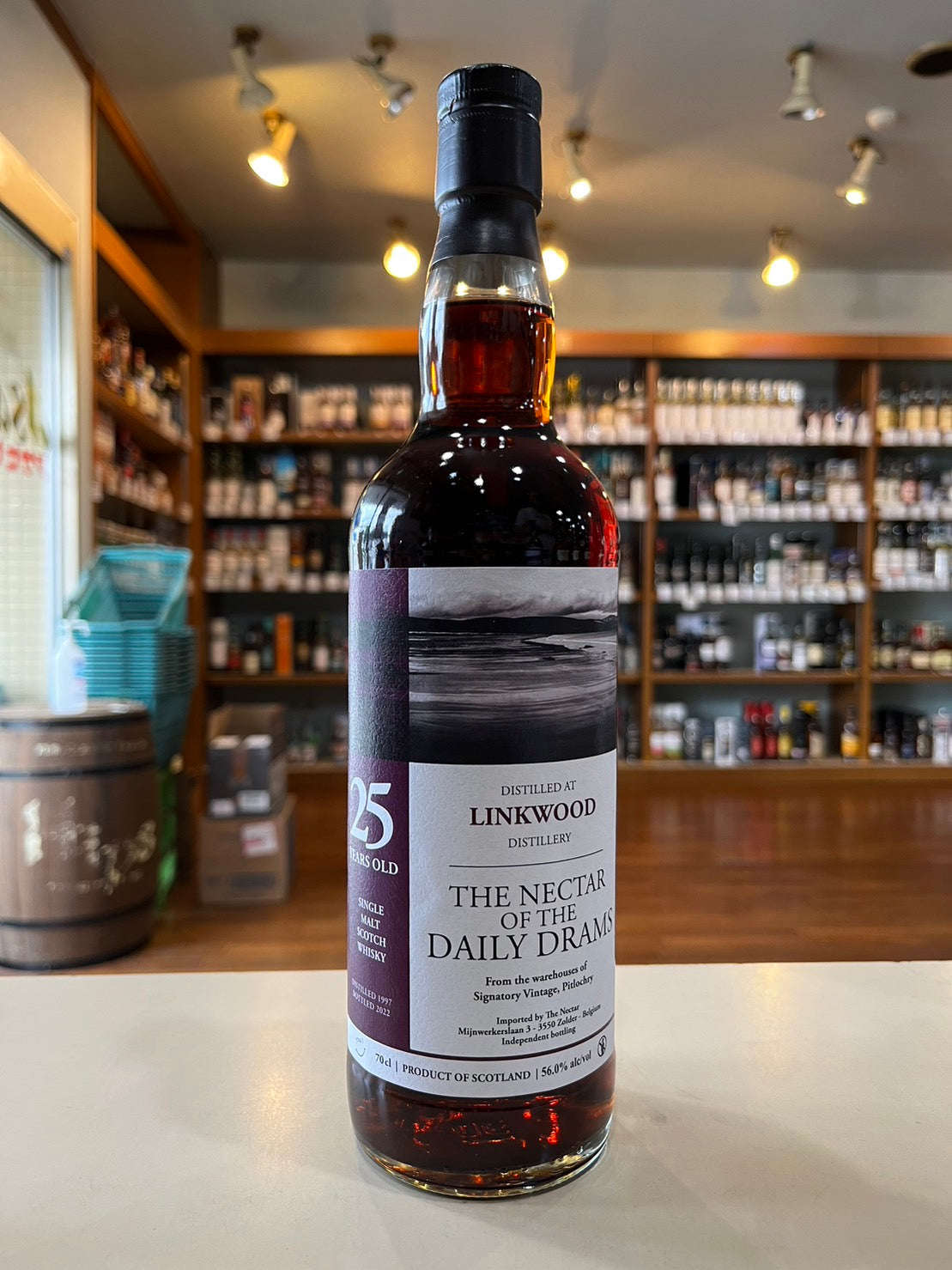 リンクウッド 1997 25年 1stフィルシェリーホグスヘッド ネクター LINKWOOD 1997 25YEARS OLD 1st Fill Sherry Hogshead THE NECTAR OF THE DAILY DRAMS