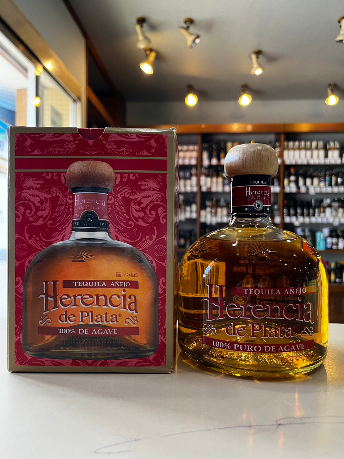 TEQUILA HERENCIA DE PlATA Añejo テキーラ エレンシア デ プラタ ・ アネホ