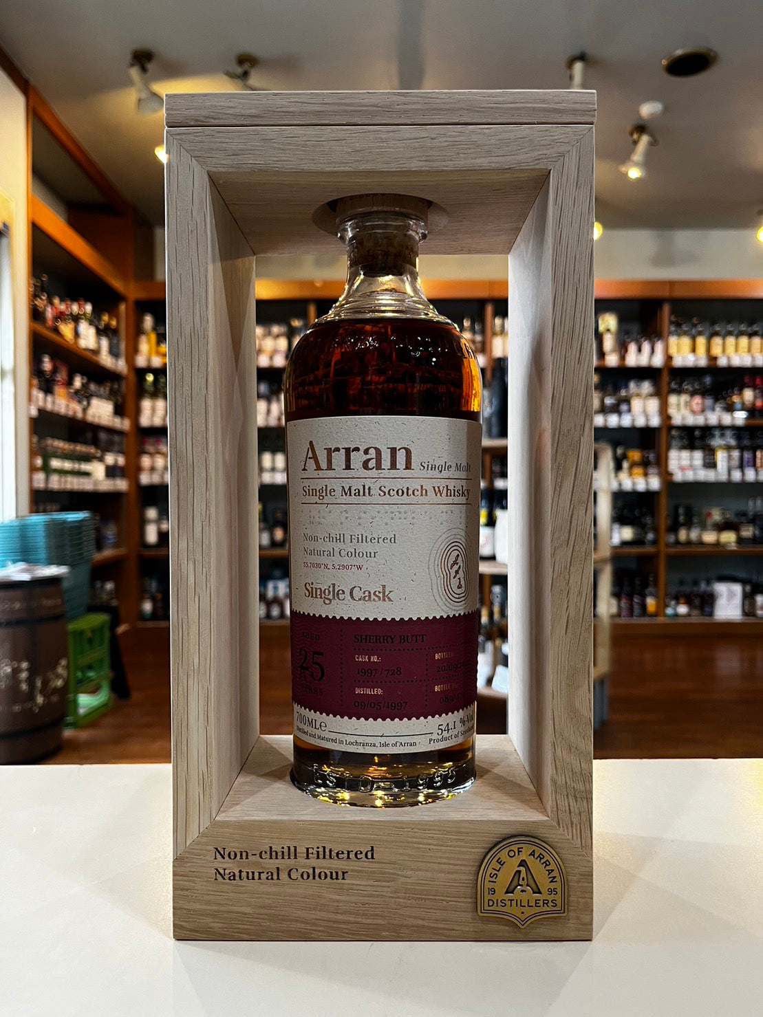 アラン シングルカスク　シェリーバット　25年　ドイツ限定　Arran Single Cask 25Years old　SHERRY BUTT