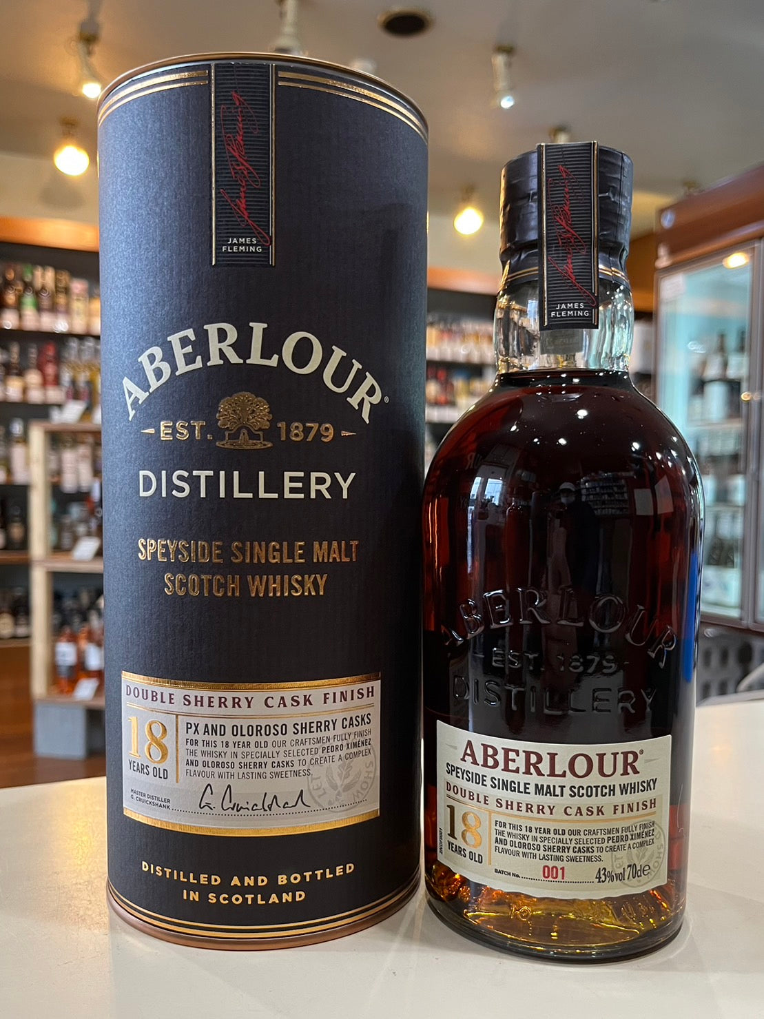 ABERLOUR 18 YEARS OLD DOUBLE SHERRY CASK FINISH アベラワー 18年