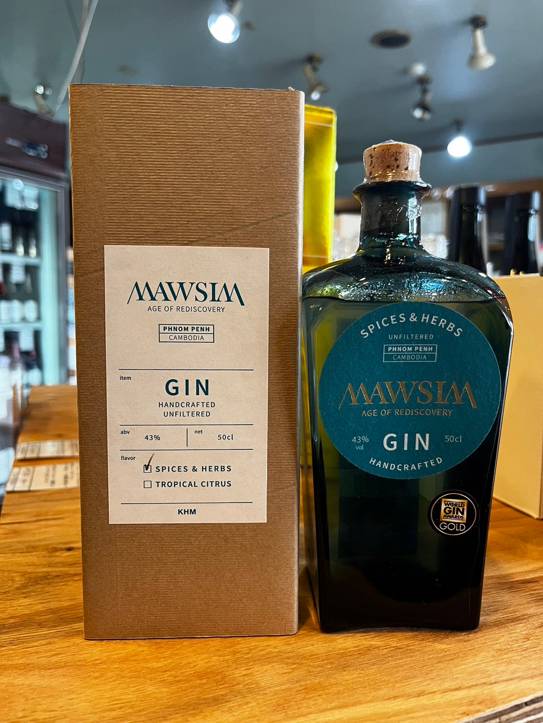 MAWSIM GIN SPICES & HERBS マウシム ジン -スパイス & ハーブ-