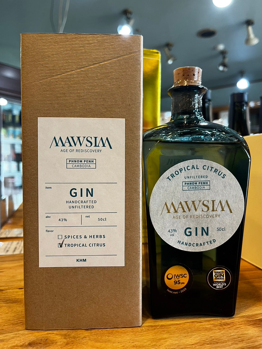 MAWSIM GIN TROPICAL CITRUS マウシム ジン -トロピカルシトラス-