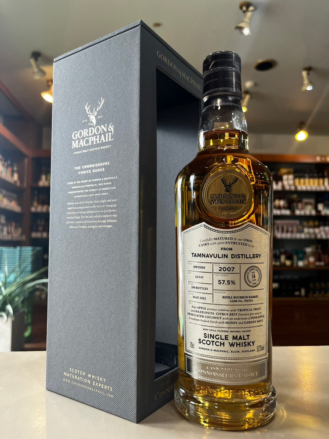 タムナヴーリン 14年 2007 カスクストレングス コニサーズチョイス ゴードン&マクファイル G&M CONNOISSEURS CHOICE CASK STRENGTH TAMNAVULIN AGED 14 YEARS