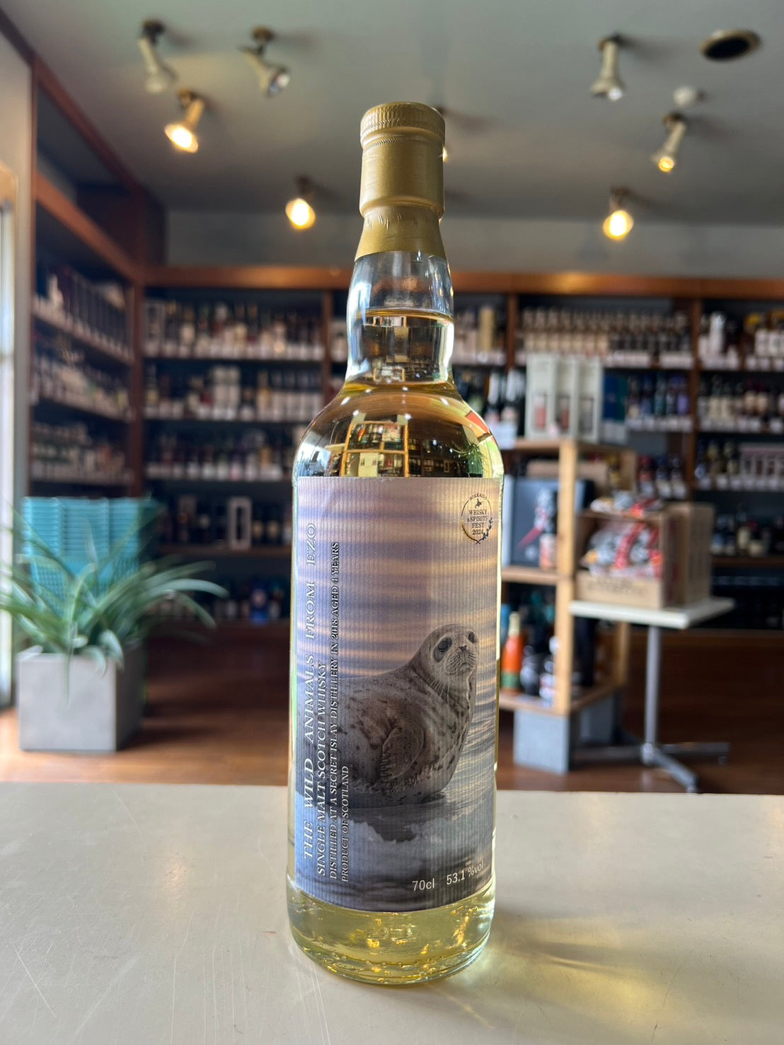 【9月16日(月)発売開始】北海道ウイスキーフェス限定ボトル!DISTILLED AT SECRET ISLAY DISTILLERY IN 2018 AGED 4 YEARS PRODUCT OF SCOTLAND 53.1% 700ml
