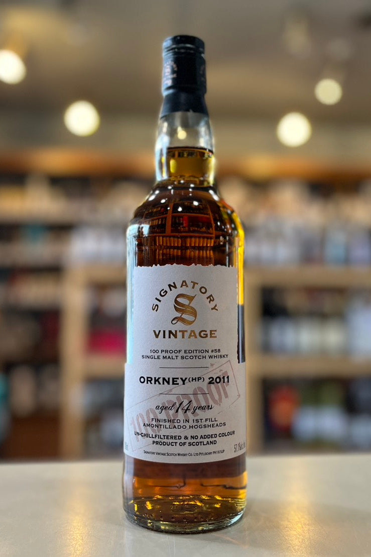 オークニー(HP)2011 14年 シグナトリーヴィンテージ 100プルーフ#58 ORKNEY(HP) 2011 AGED 14 YEARS SIGNATORY VINTAGE 100 PROOF #58