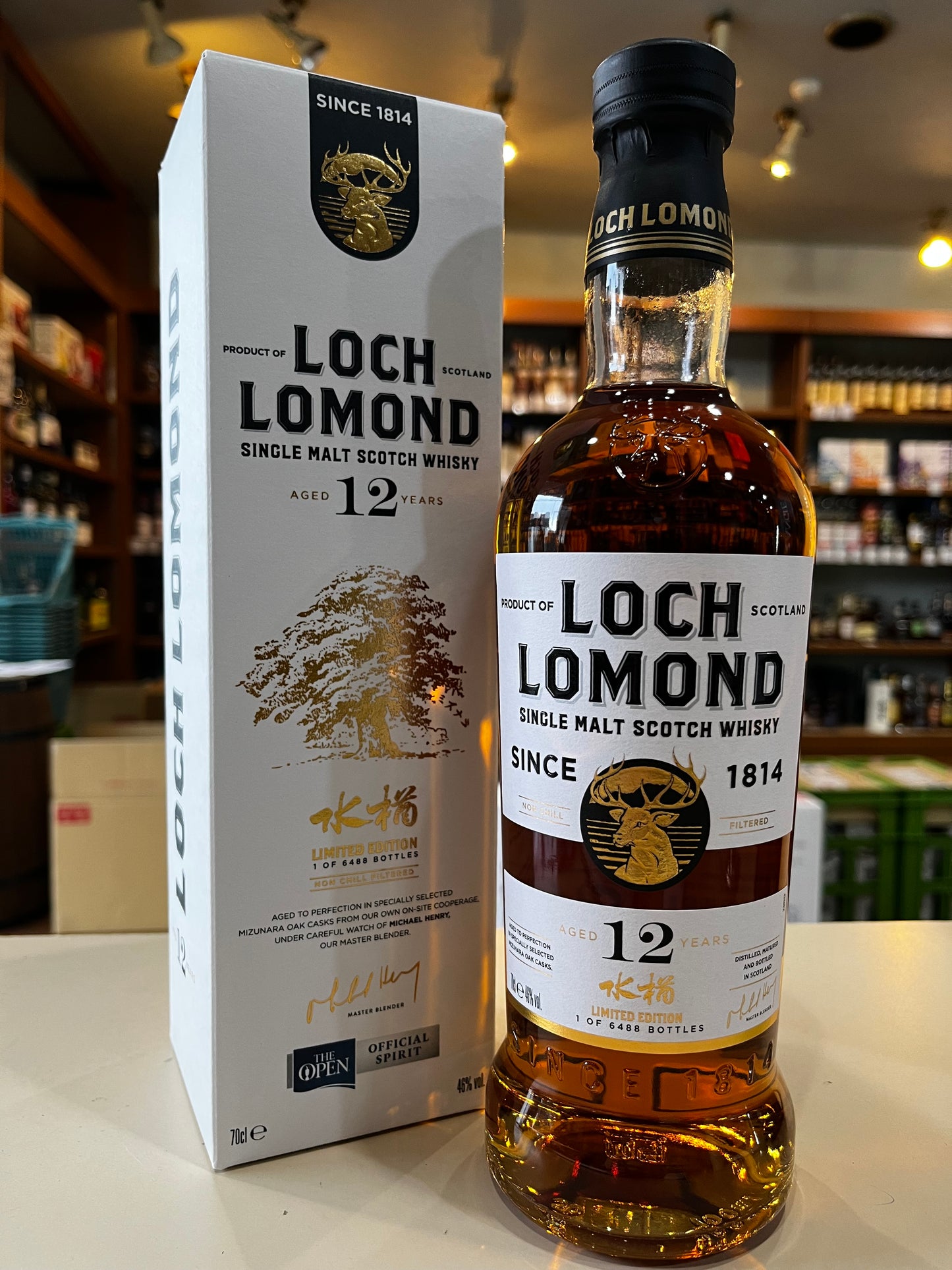 ロッホローモンド 12年 水楢 LOCH LOMOND 12YEARS MIZUNARA
