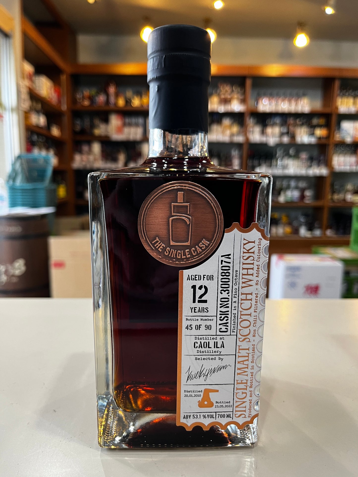 シングルキャスクジャパン カリラ フィノオクタブ 12年 THE SINGLE CASK CAOL ILA Fino Octave 12YEARS