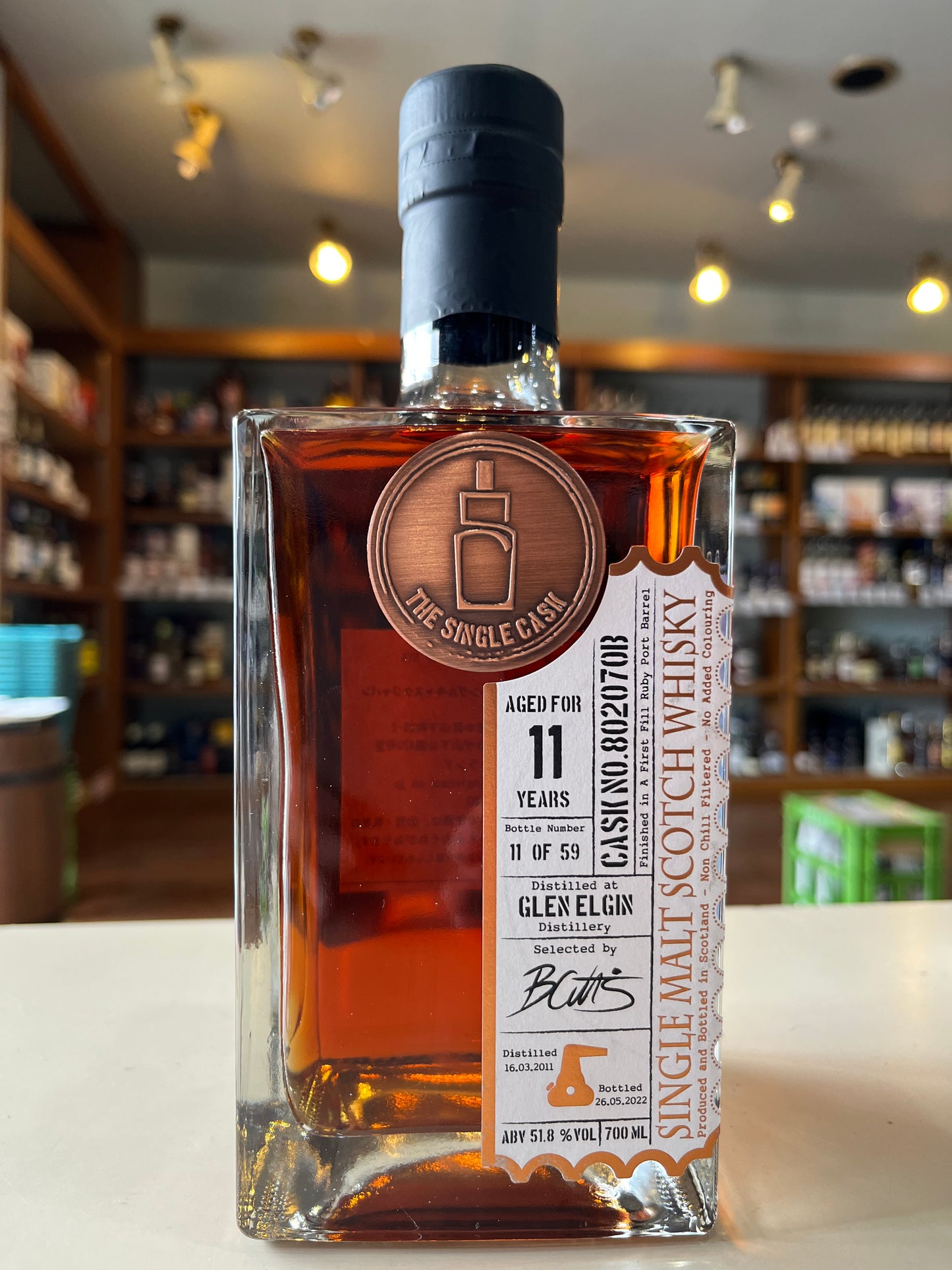 シングルキャスクジャパン グレンエルギン ルビーポートバレル 11年 THE SINGLE CASK GLEN ELGIN Ruby Port Barrel 11YEARS