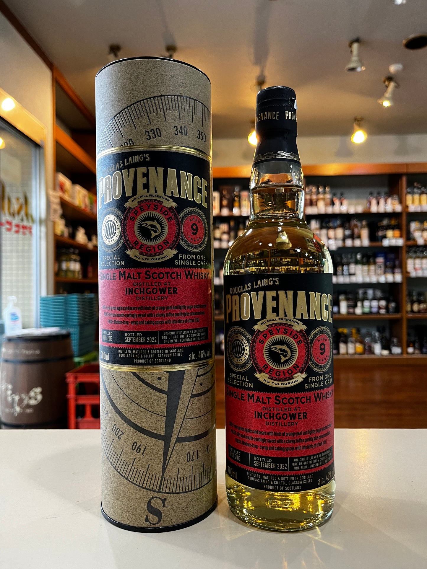 ダグラスレイン プロヴェナンス インチガワー 2013 9年 DOUGLAS LAING’S PROVENANCE INCHGOWER 2013 9years