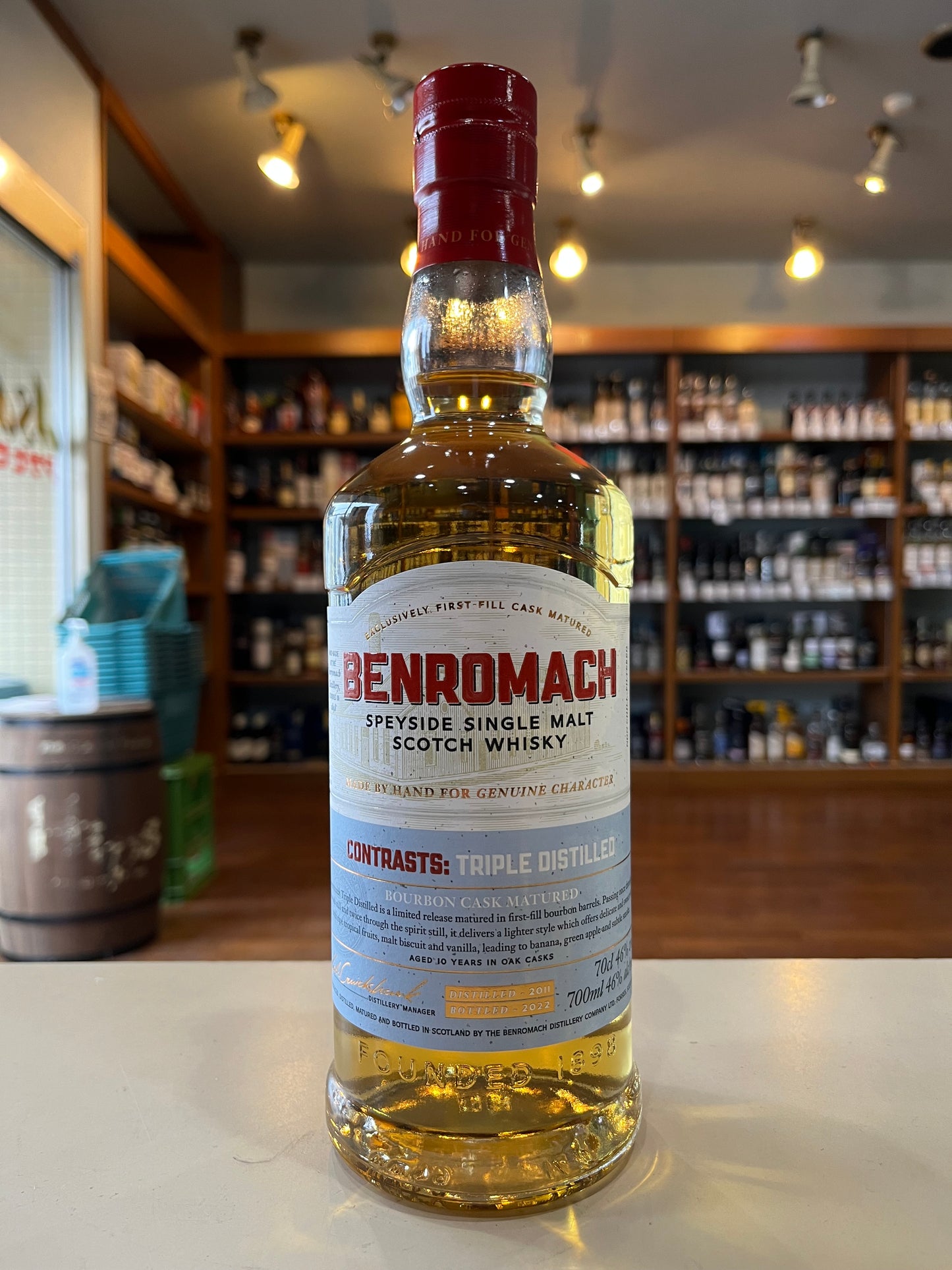ベンロマック トリプルディスティルド 2011/2022 BENROMACH TRIPLE DISTILLED 2011/2022 - 北海道根本商店