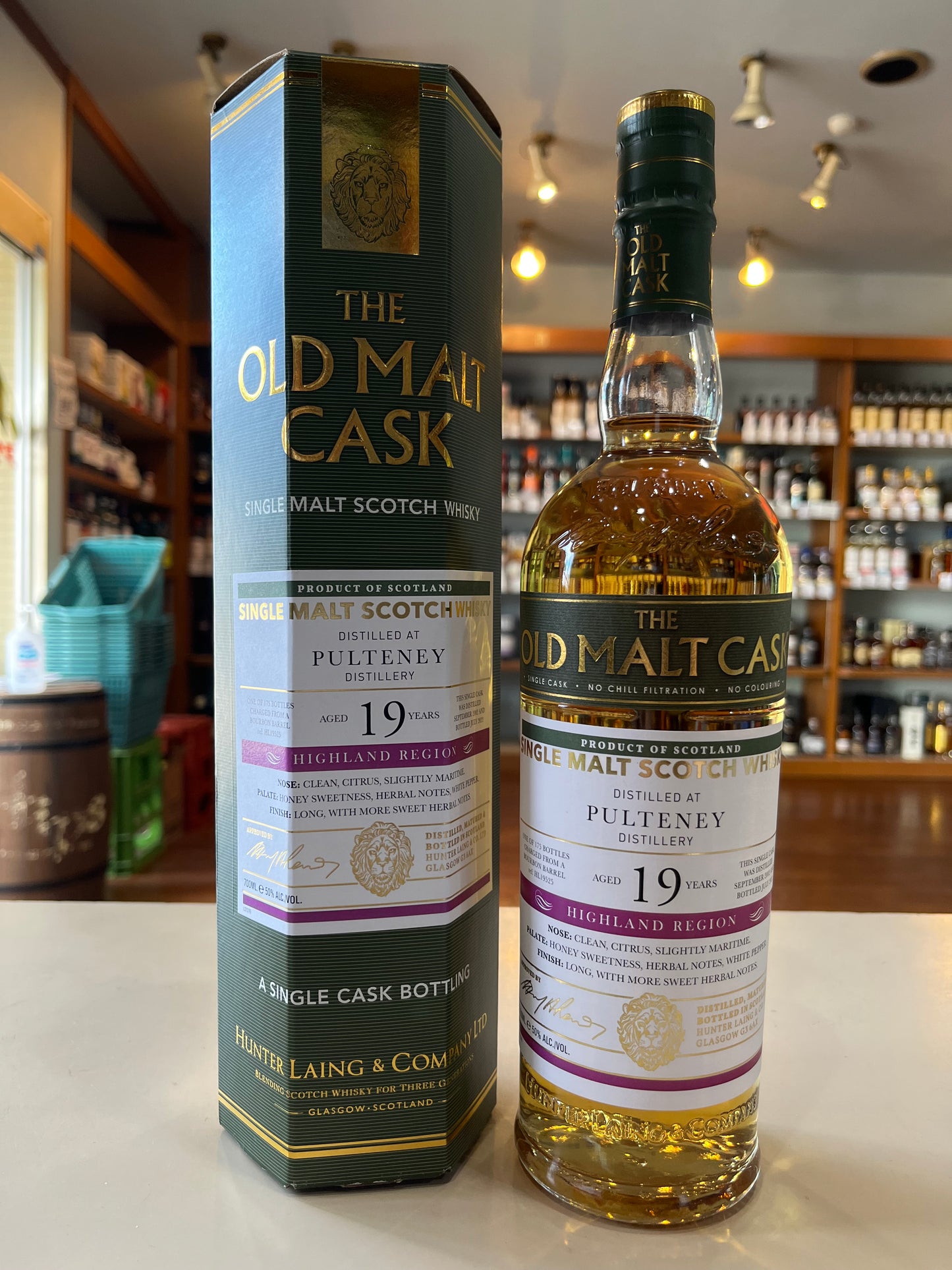 ハンターレイン オールドモルトカスク プルトニー 19年 2002 HUNTER LAING OLD MALT CASK PULTENEY 19YEARS