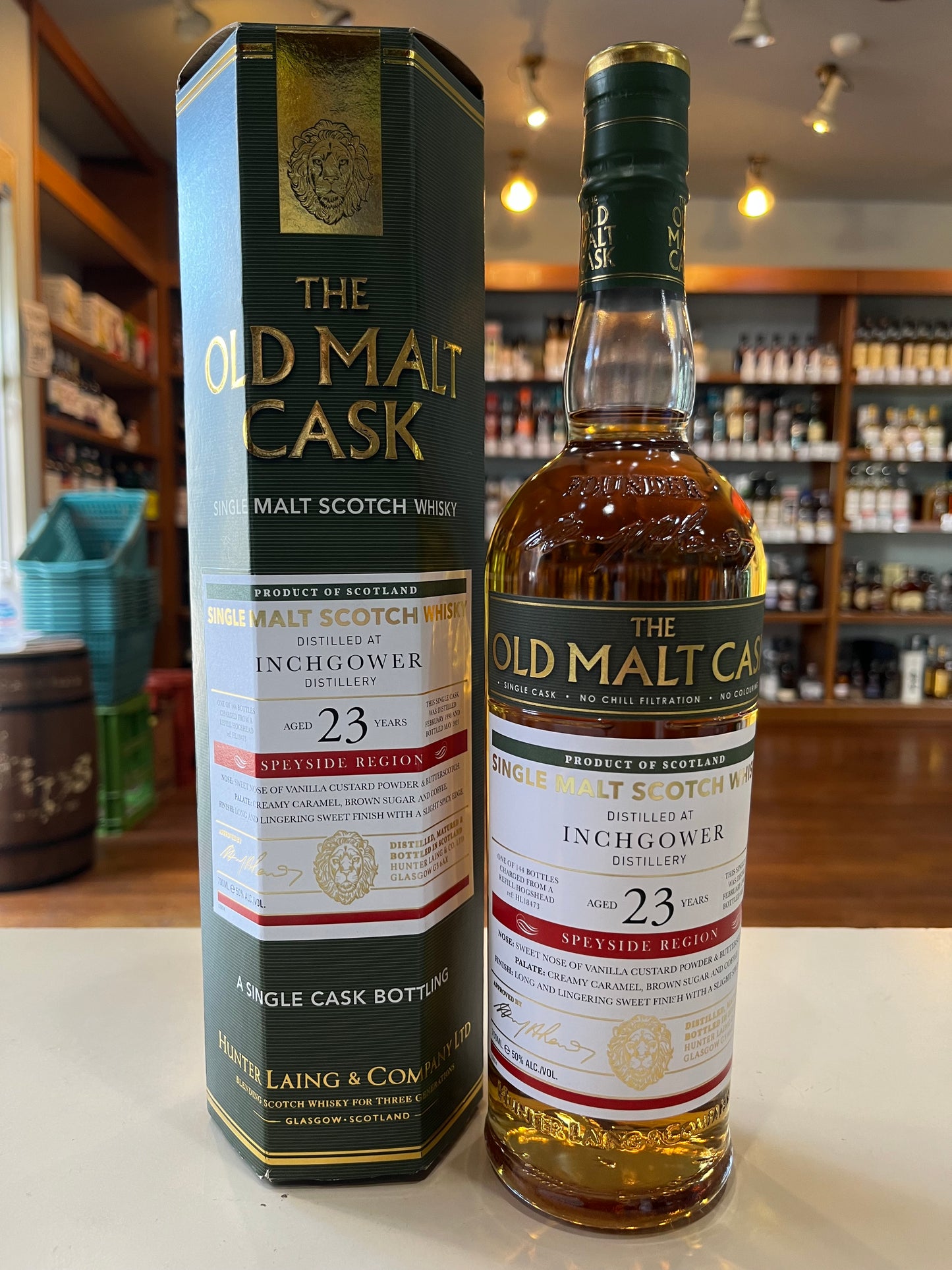 ハンターレイン オールドモルトカスク インチガワー 23年 1998 HUNTER LAING OLD MALT CASK INCHGOWER 23YEARS
