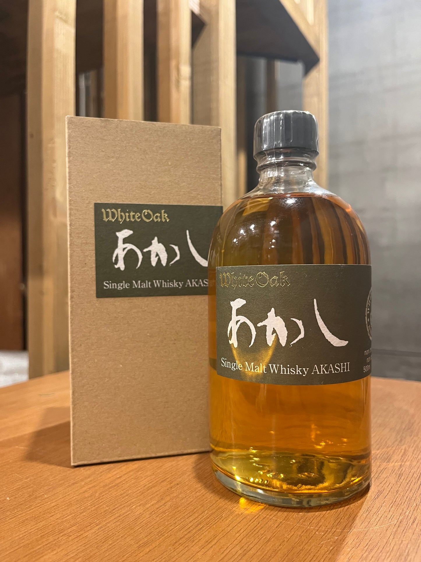あかし ホワイトオークシングルモルト AKASHI White Oak Single Moalt Whisky