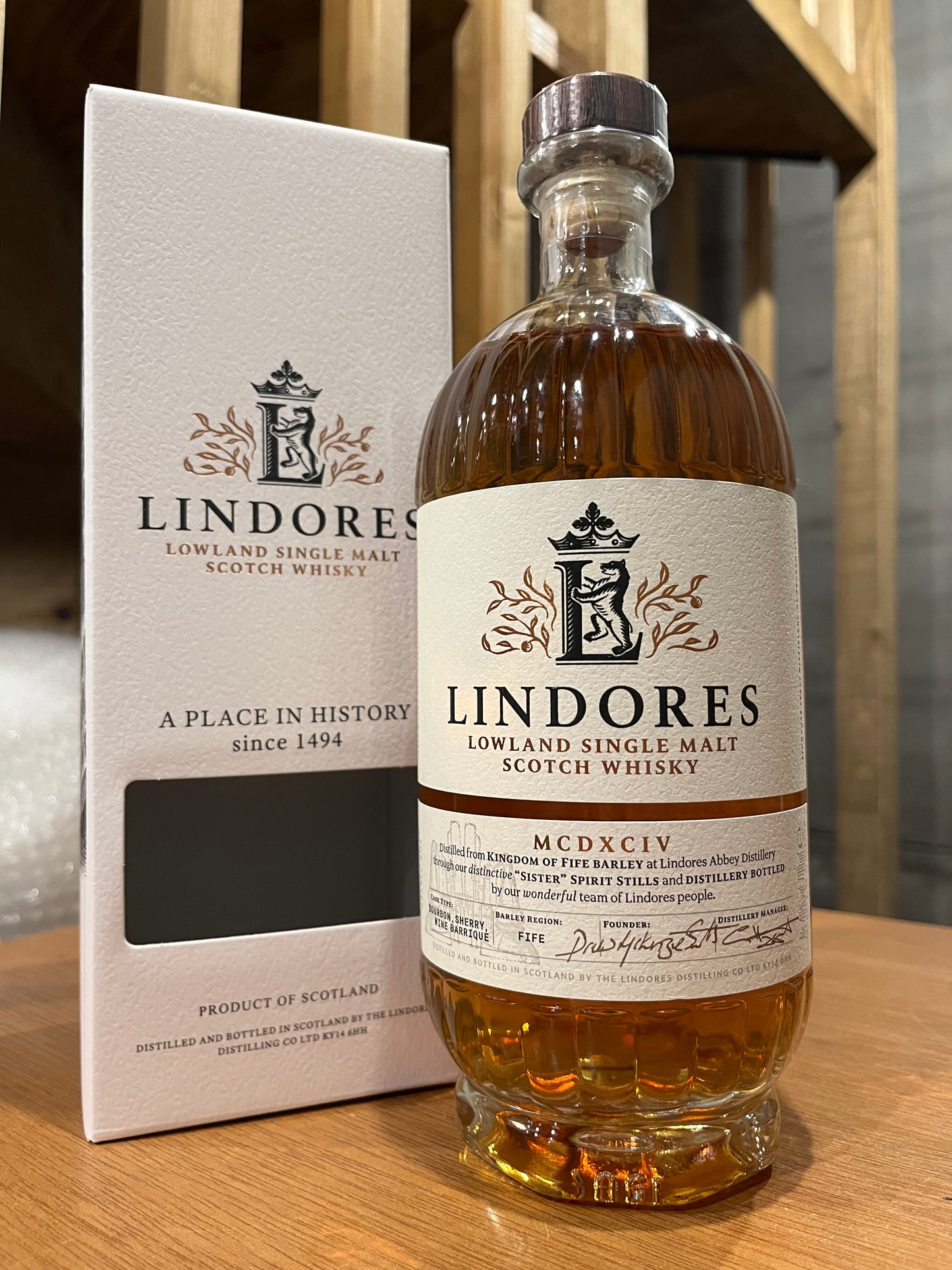 リンドーズ シングルモルト MCDXCIV LINDORES SINGLE MALT
