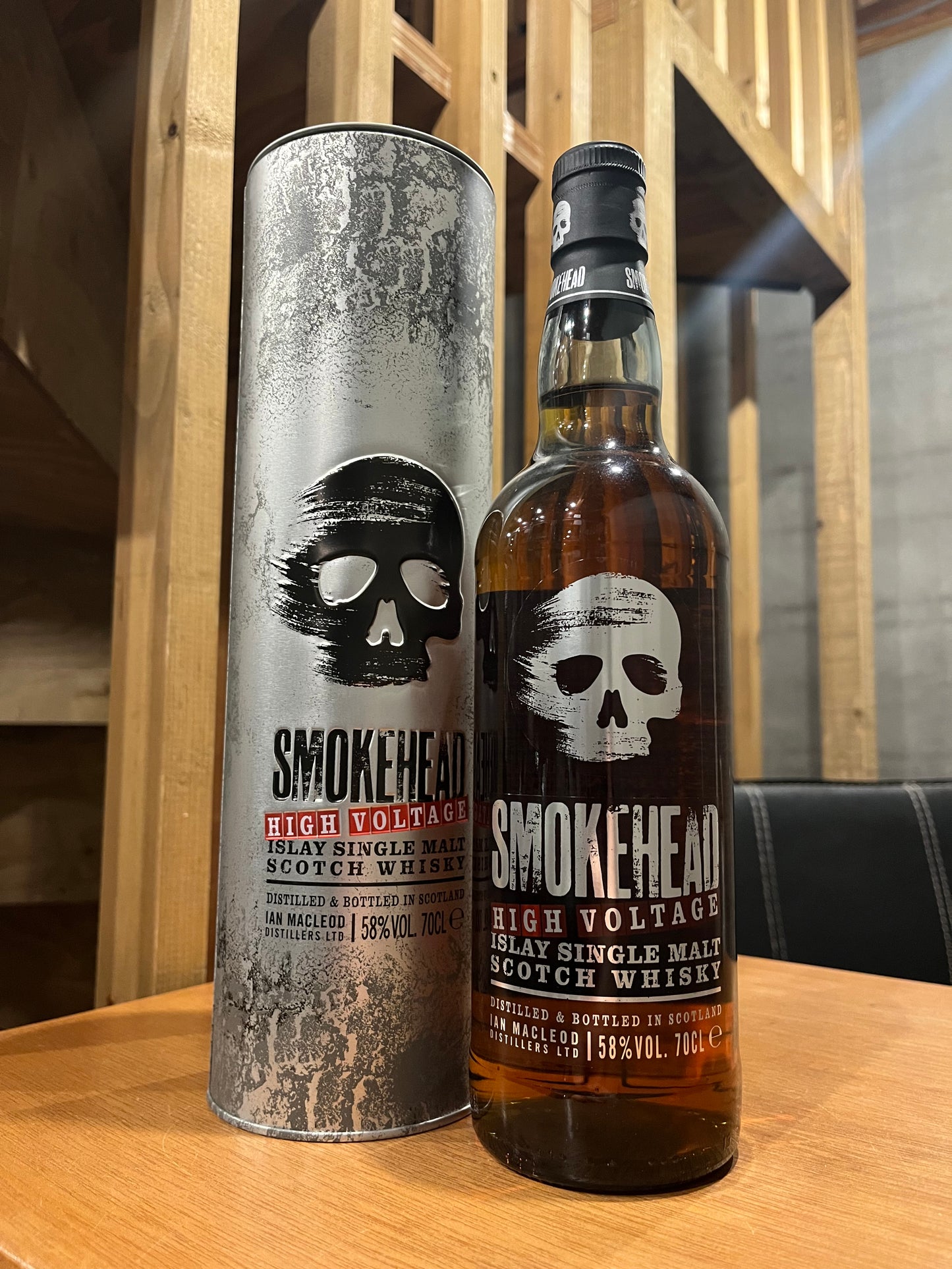 スモークヘッド ハイヴォルテージ アイラシングルモルト SMOKEHEAD HIGH VOLTAGE ISLAY SINGLE MALT