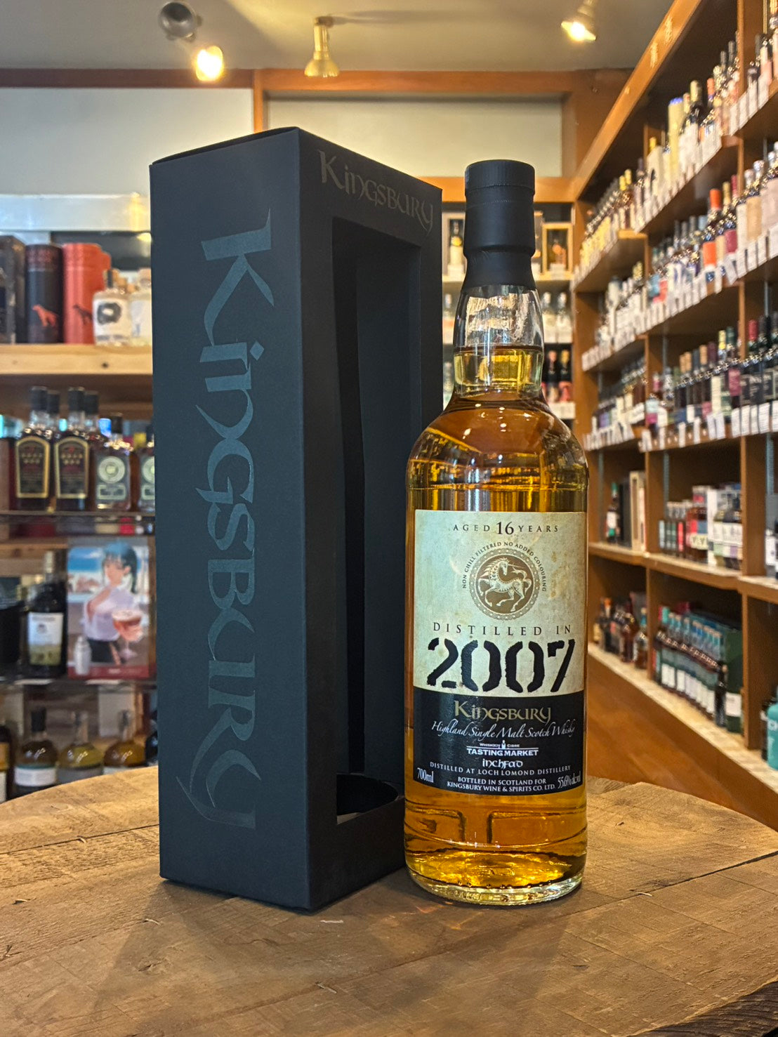 キングスバリー ゴールド インチファッド 2007年 テイスティングマーケット プライベートボトル　KINGSBURY GOLD INCHIFAD 2007 Tasting Market Private Bottle