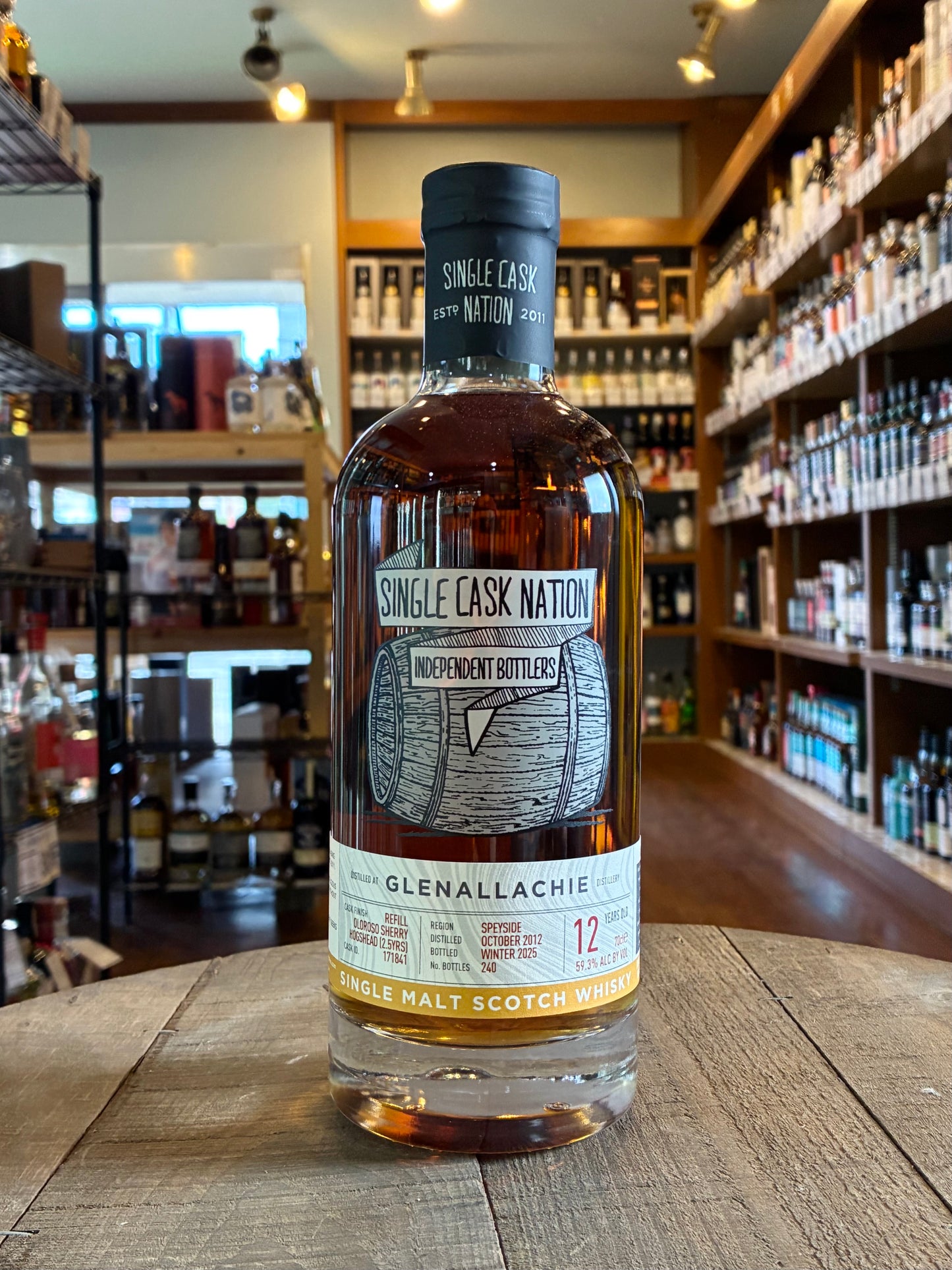 グレンアラヒー 2012 12年 シングルカスクネーション　GLENALLACHIE 2012 12yo SINGLE CASK NATION