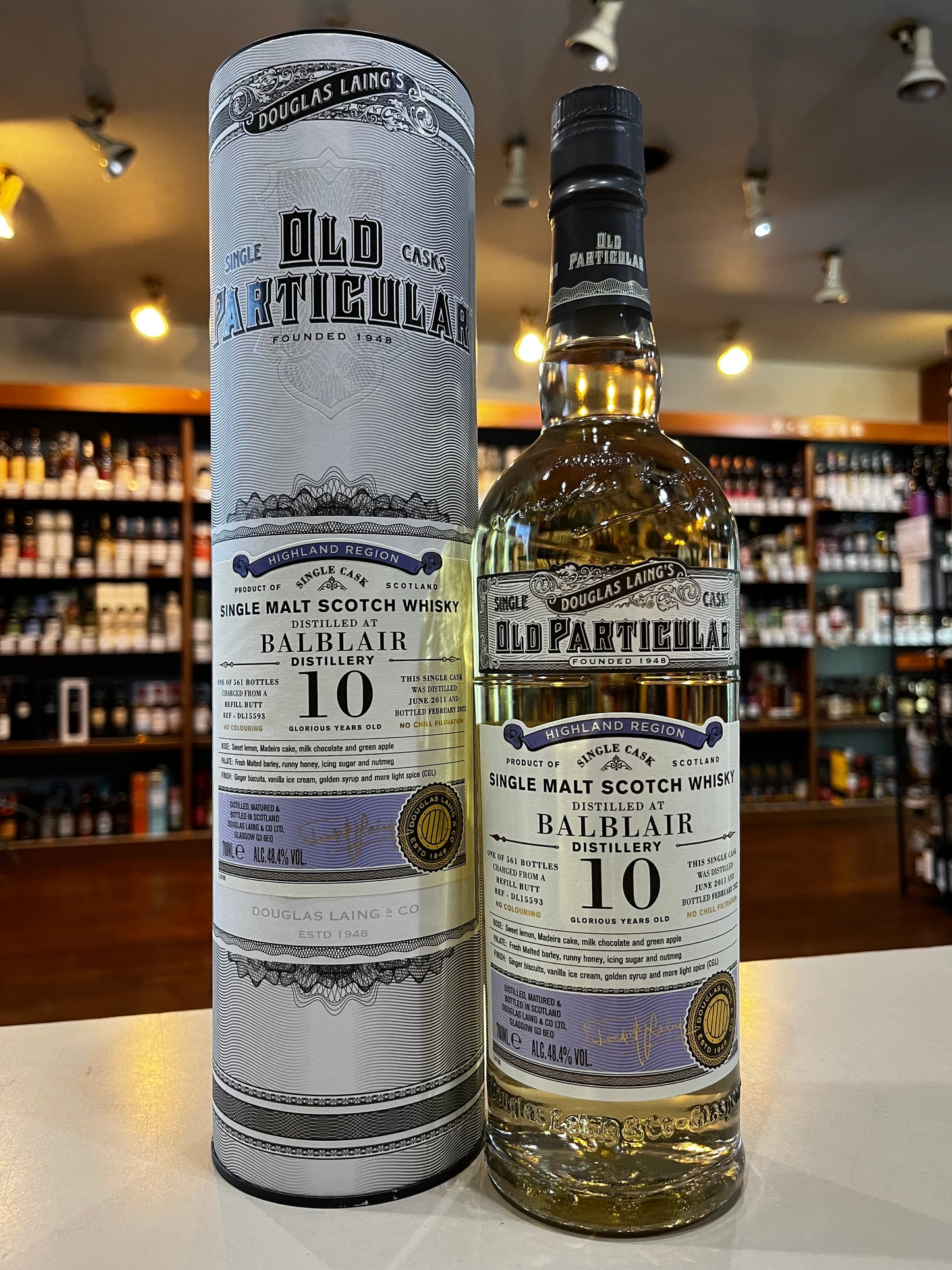 OLD PARTICULAR BALBLAIR 10 YEARS OLD ダグラスレイン　オールドパティキュラー　バルブレア　2011　10年