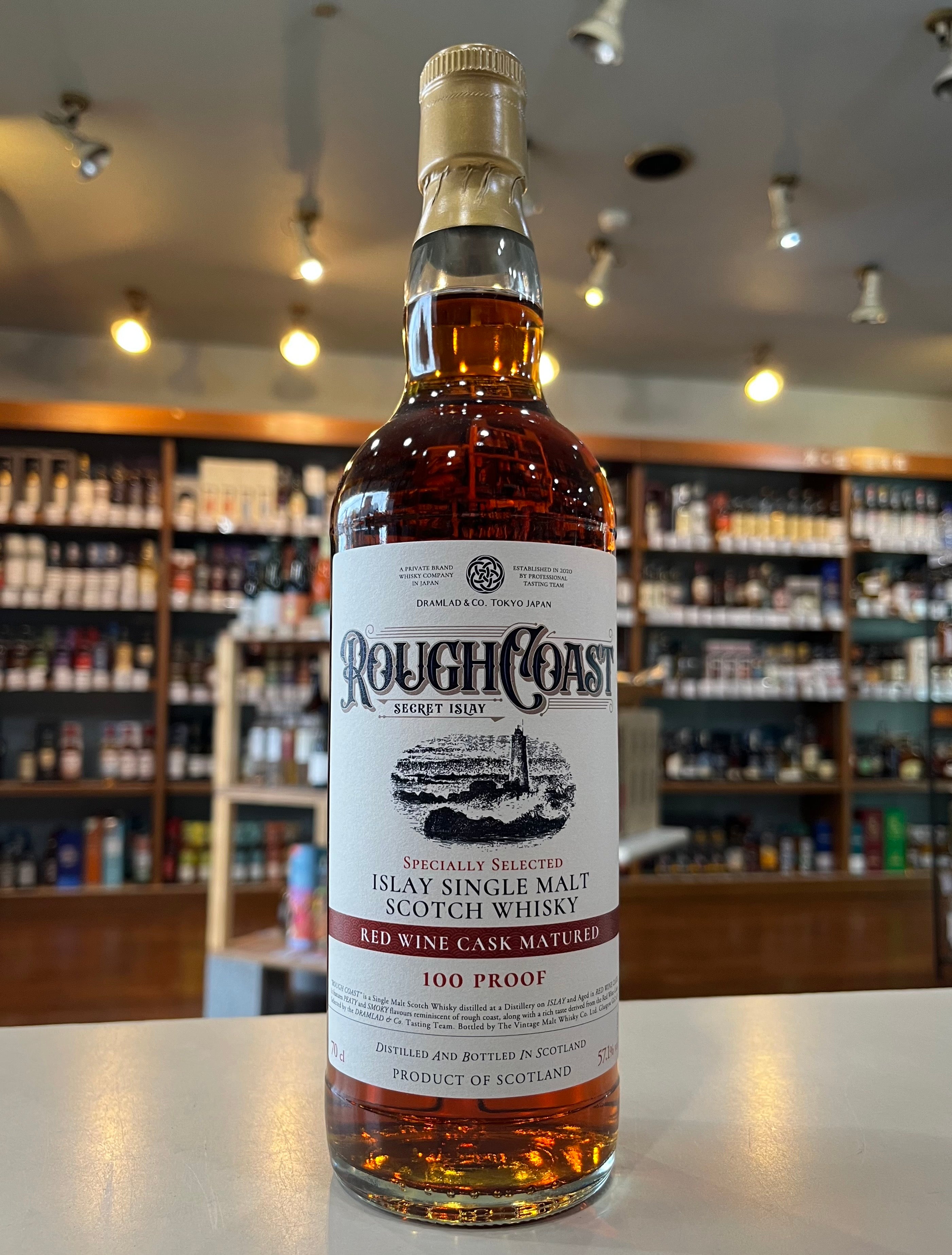 ラフ・コースト シークレットアイラ レッドワインカスク 100プルーフ ROUGH COAST SECRET ISLAY RED WINE –  北海道根本商店