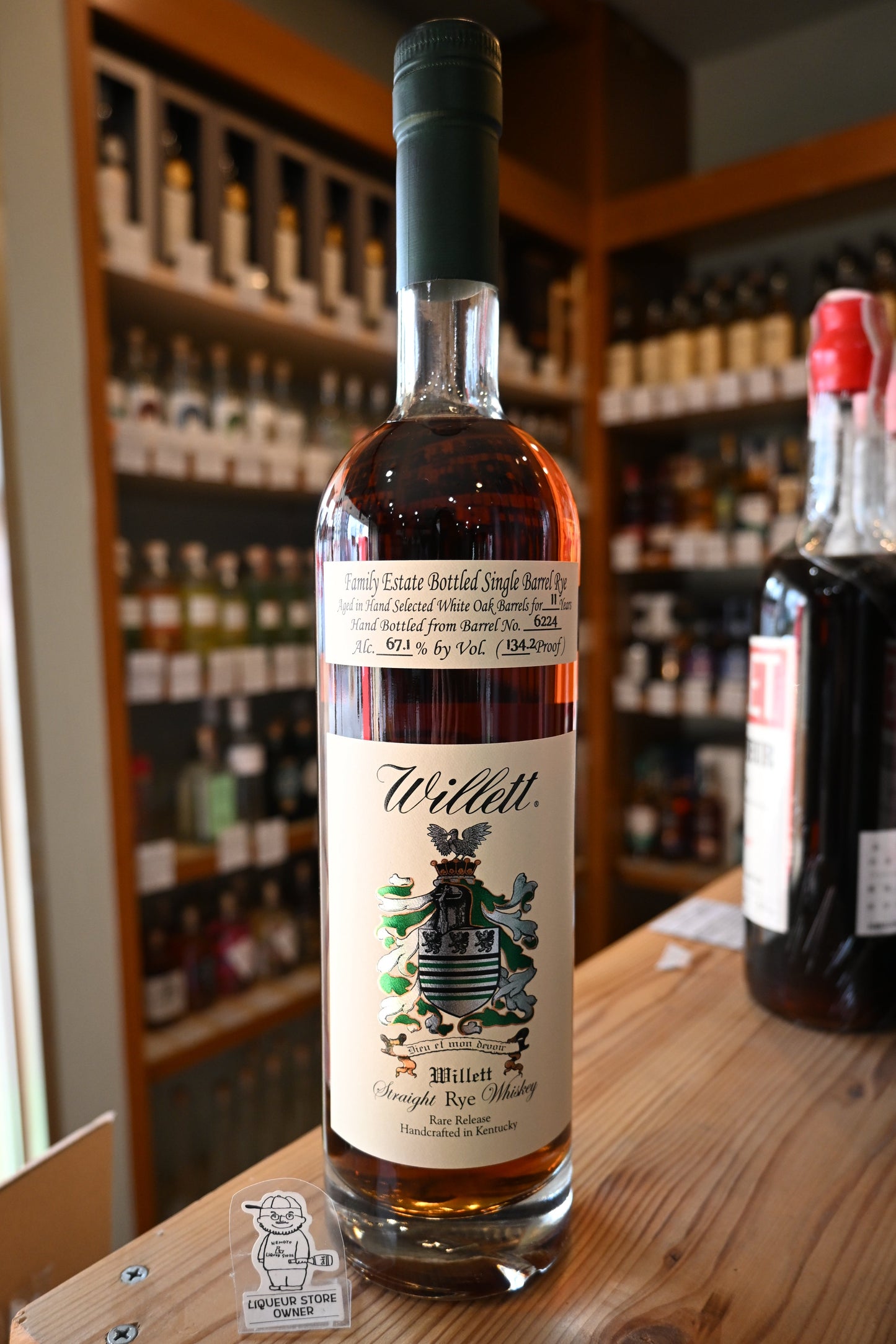 ウィレット シングルバレル ライ 11 年 #6224 High-Rye Rye WILLETT SINGLE BARREL RYE 11yo #6224 High-Rye Rye
