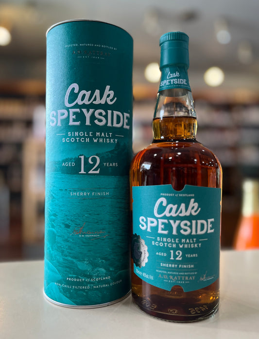 ＡＤラトレー　カスクスペイサイド 12年　シェリーフィニッシュ　Cask SPEYSIDE SINGLE MALT  AGED 12 YEARS A.D.RATTRAY