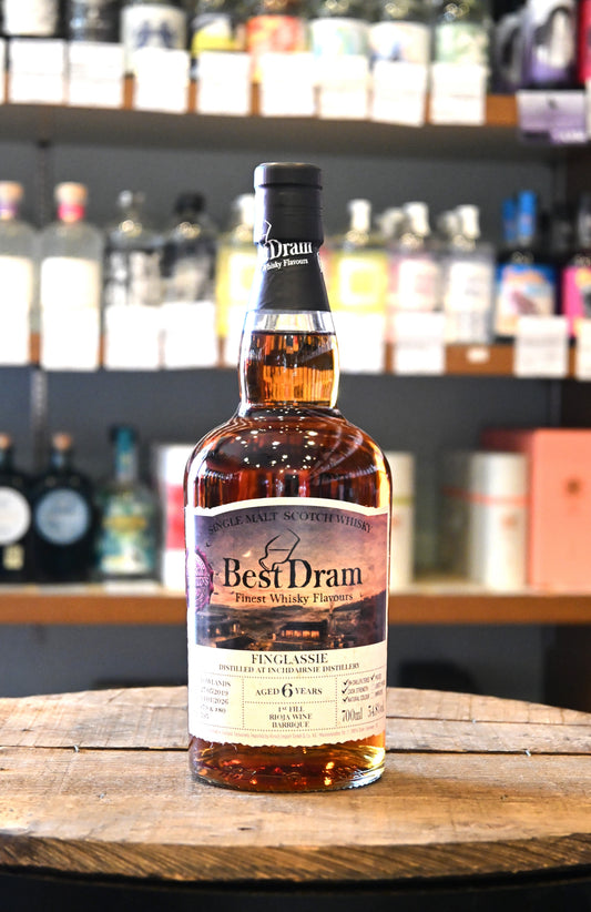 ベストドラム　フィングラッシー2020　6年　54.8%　700㎖ Best Dram Finglassie 2020 6yo 1st Fill Rioja Wine Barrique