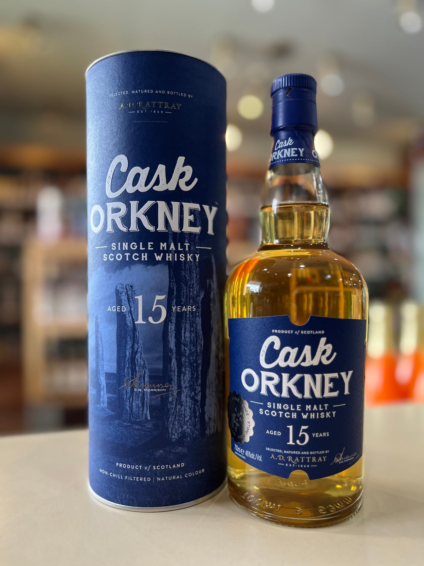 ADラトレー　カスクオークニー 15年　Cask ORKNEY SINGLE MALT  AGED 15 YEARS A.D.RATTRAY