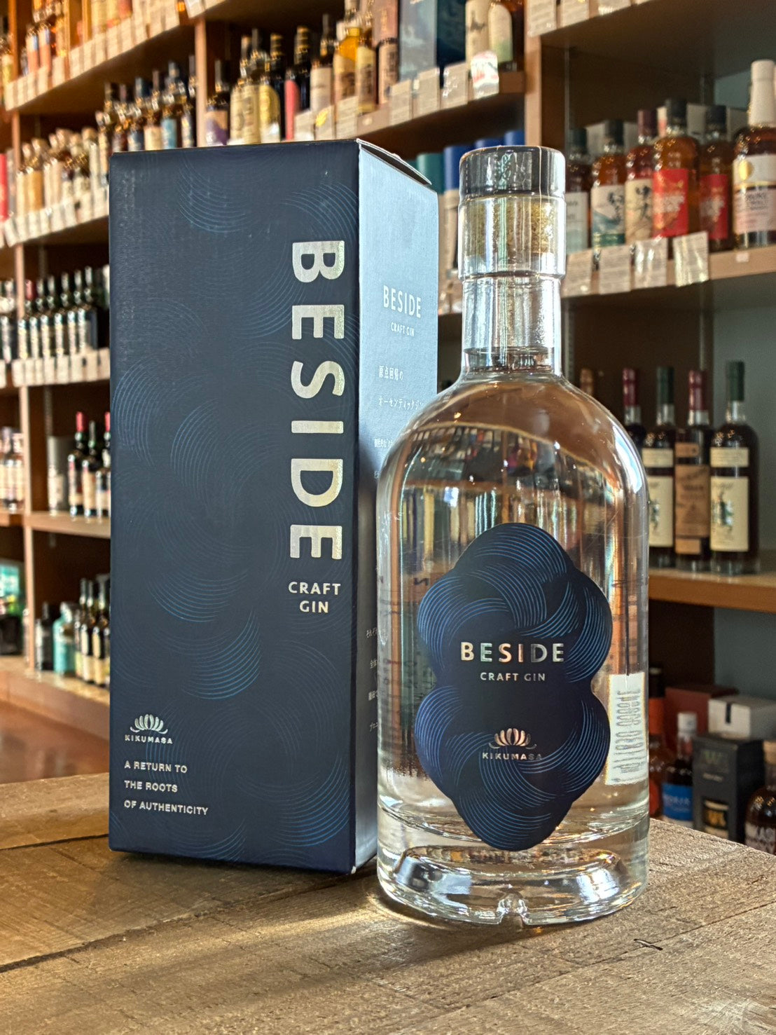 菊正宗 クラフトジン BESIDE  　KIKUMASAMUNE Craft Gin BESIDE